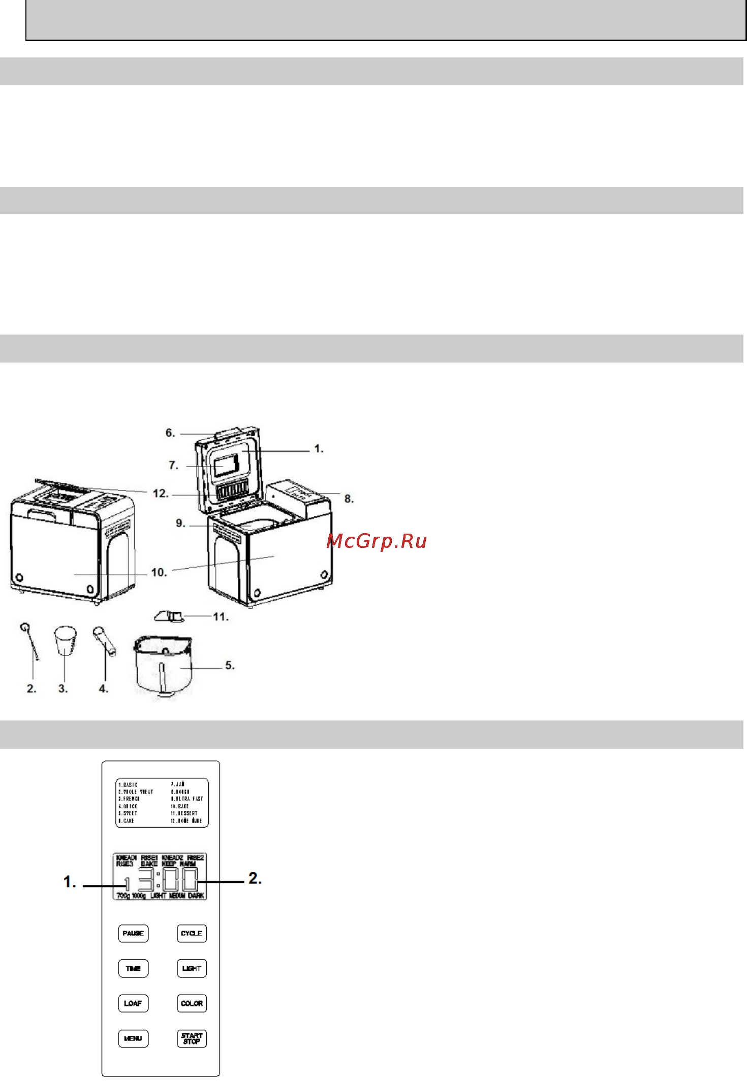 Gorenje BM900ND [47/83] Познайомтеся із панеллю управління
