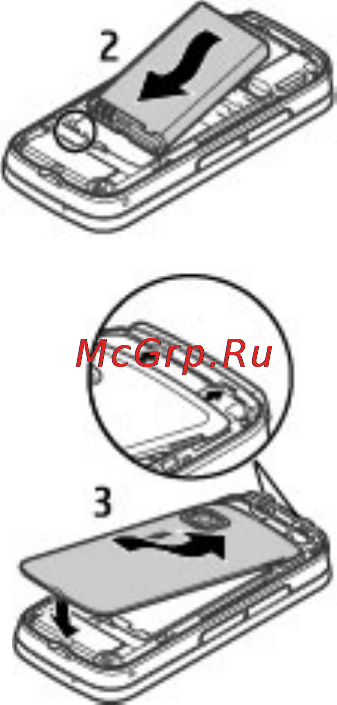 Nokia 5230 XPRESSMUSIC White Red [20/195] Установка карты памяти