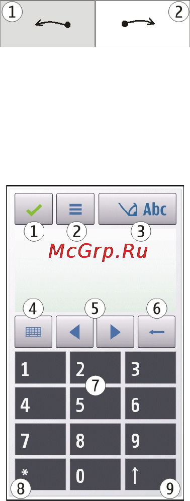 Nokia 5230 XPRESSMUSIC White Red [53/195] Буквенно цифровая клавиатура