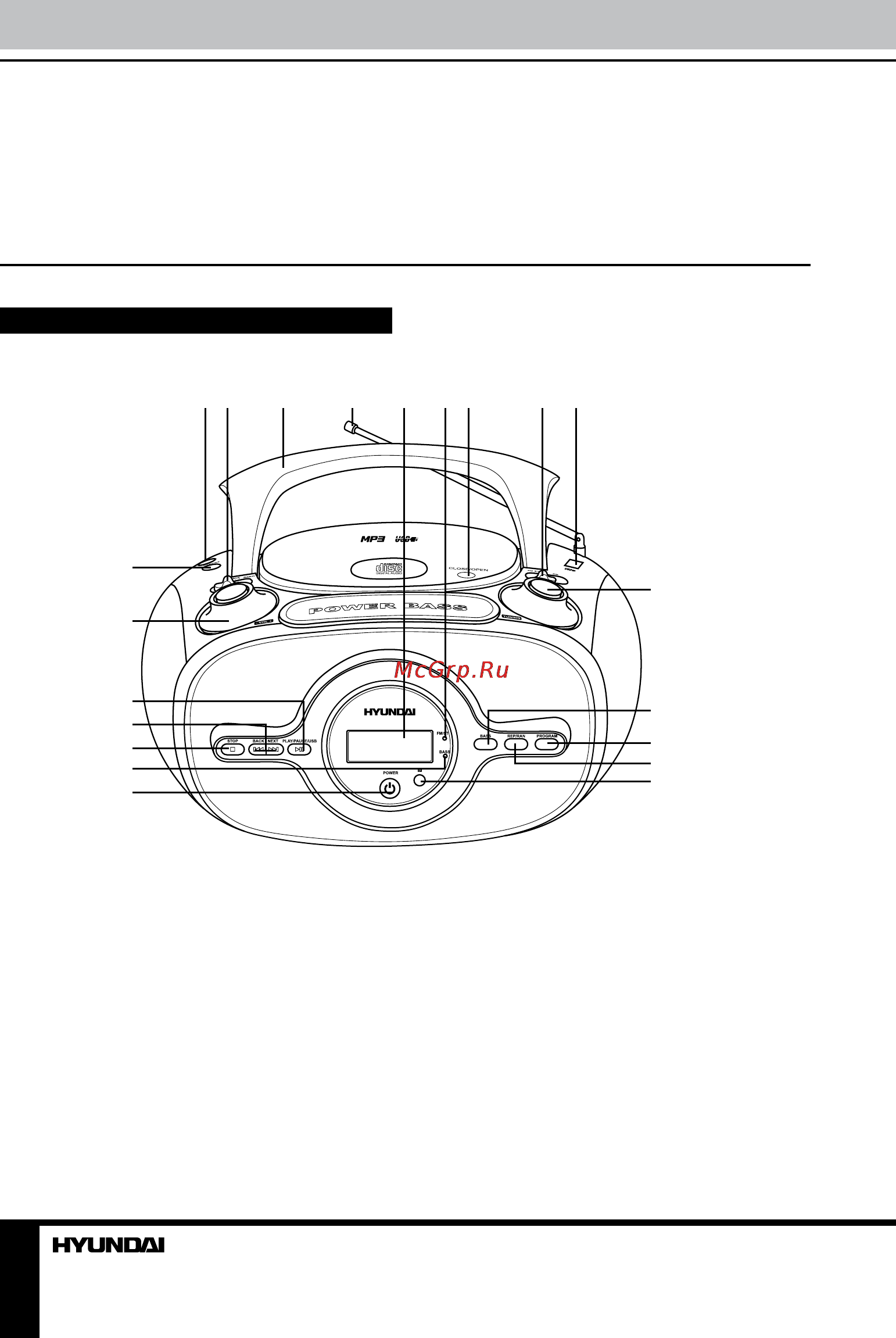 Hyundai H-1420 Safari [2/7] Руководство по эксплуатации