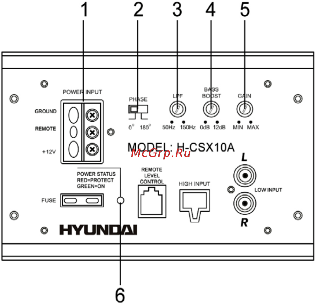 Hyundai H-CSX10A Red [5/6] Работа с устройством
