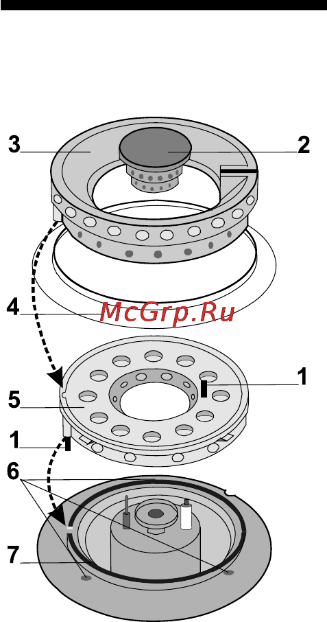 Siemens ER 847501E [26/27] Крышка горелки конфорки wok