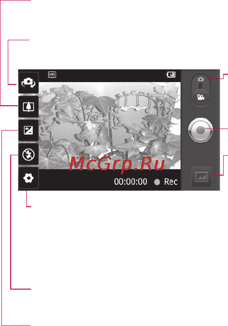 LG P990 Black [194/284] Відеокамера