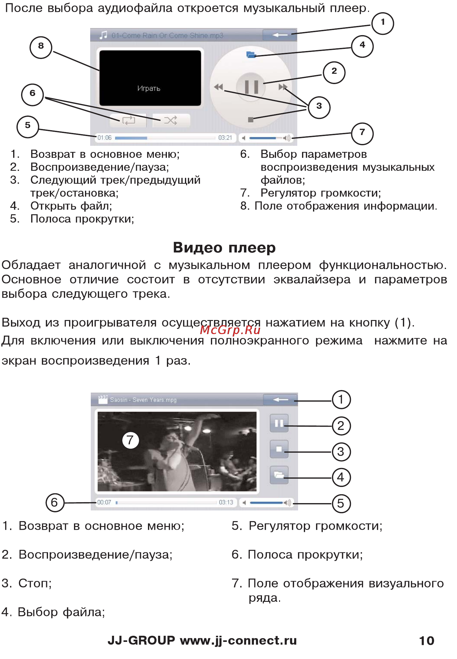 JJ-Connect 5200 Wide [10/27] Видео плеер
