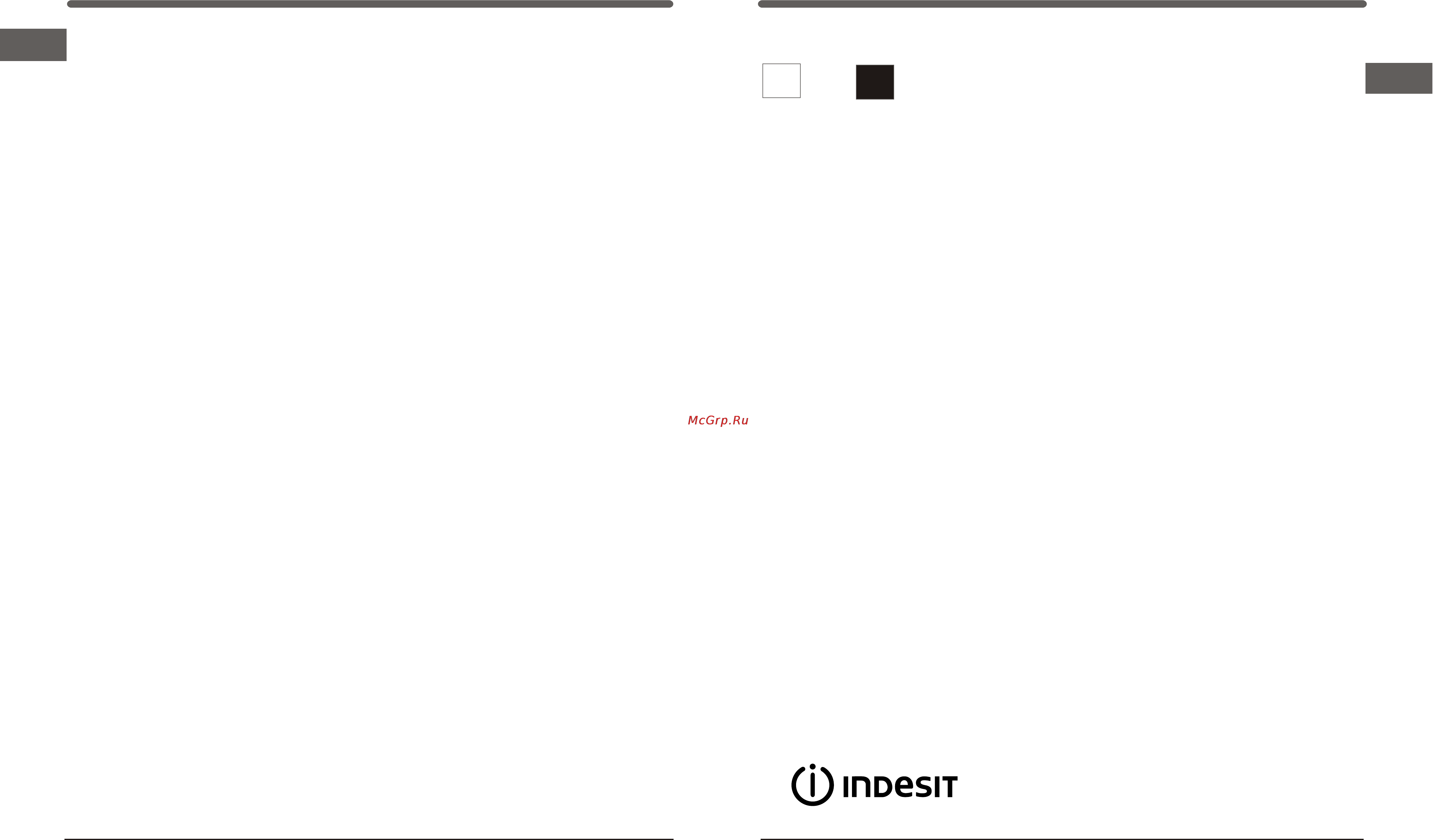 Indesit SFR100.001 [10/10] Operating instructions