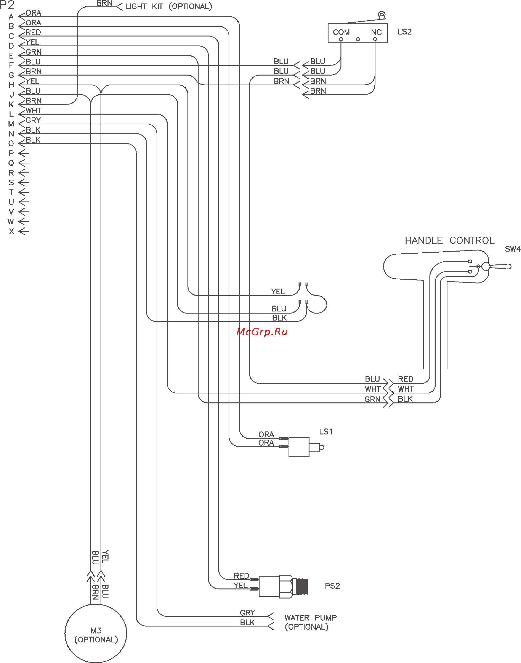 Husqvarna FS480D 9651522-56 [34/44] Diagram 4 wiring diagram fs4800 d diesel front pivot cowl wiring