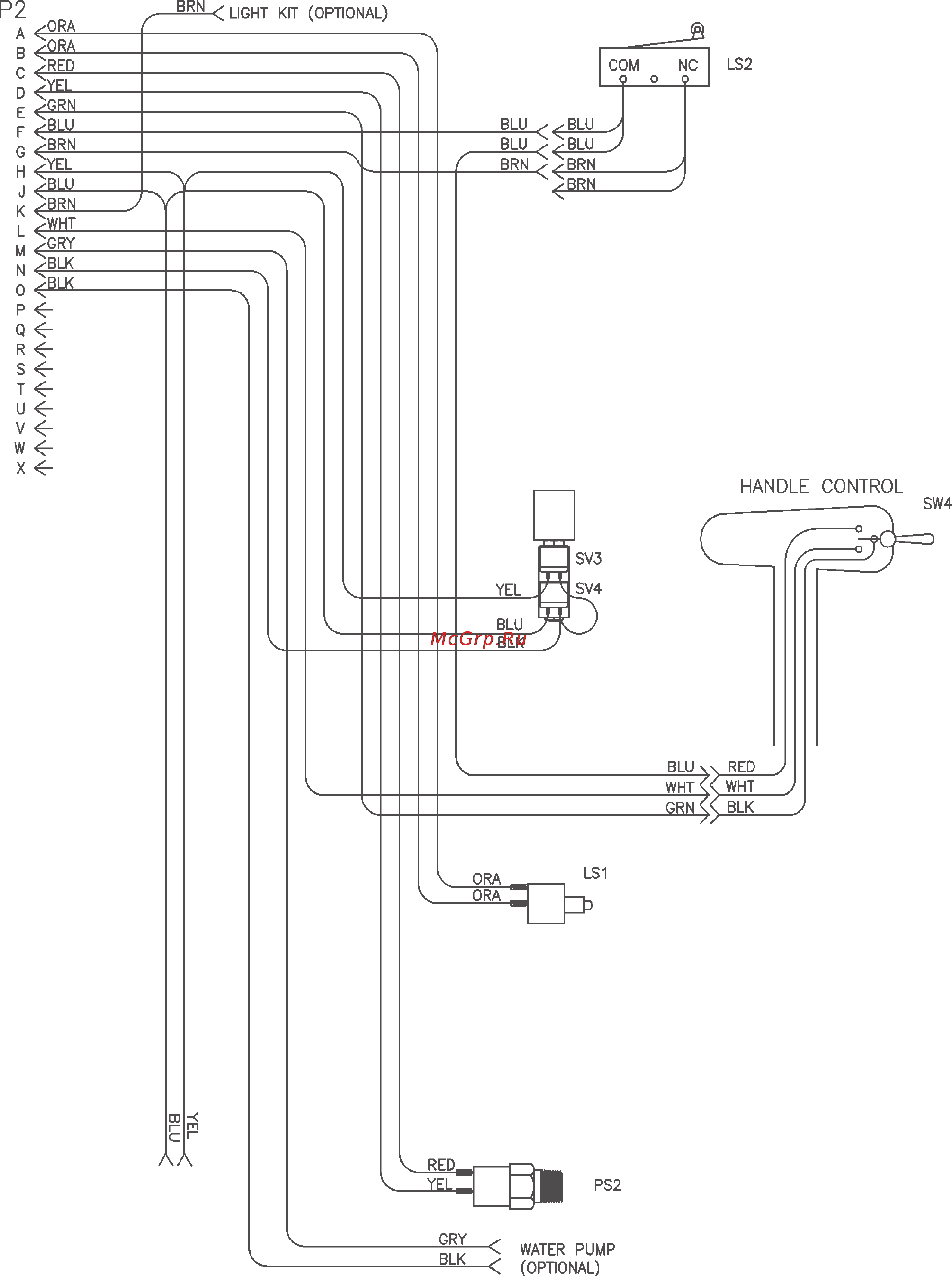 Husqvarna FS480D 9651522-56 [35/44] Diagram 5 wiring diagram fs4800 d diesel rear pivot cowl wiring