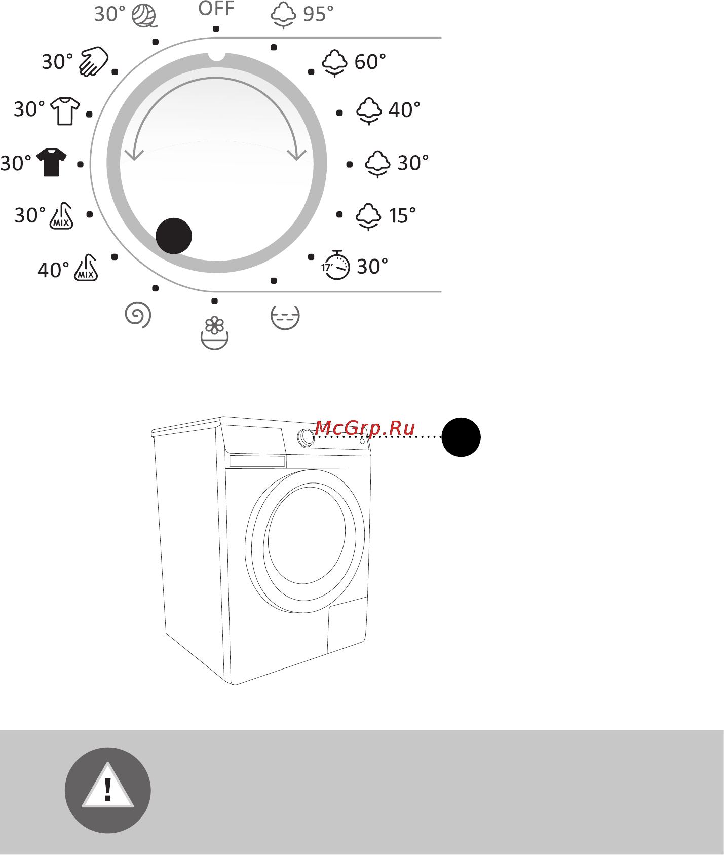 Gorenje W62Y2/SRI [22/44] Шаг 3 выбор программы