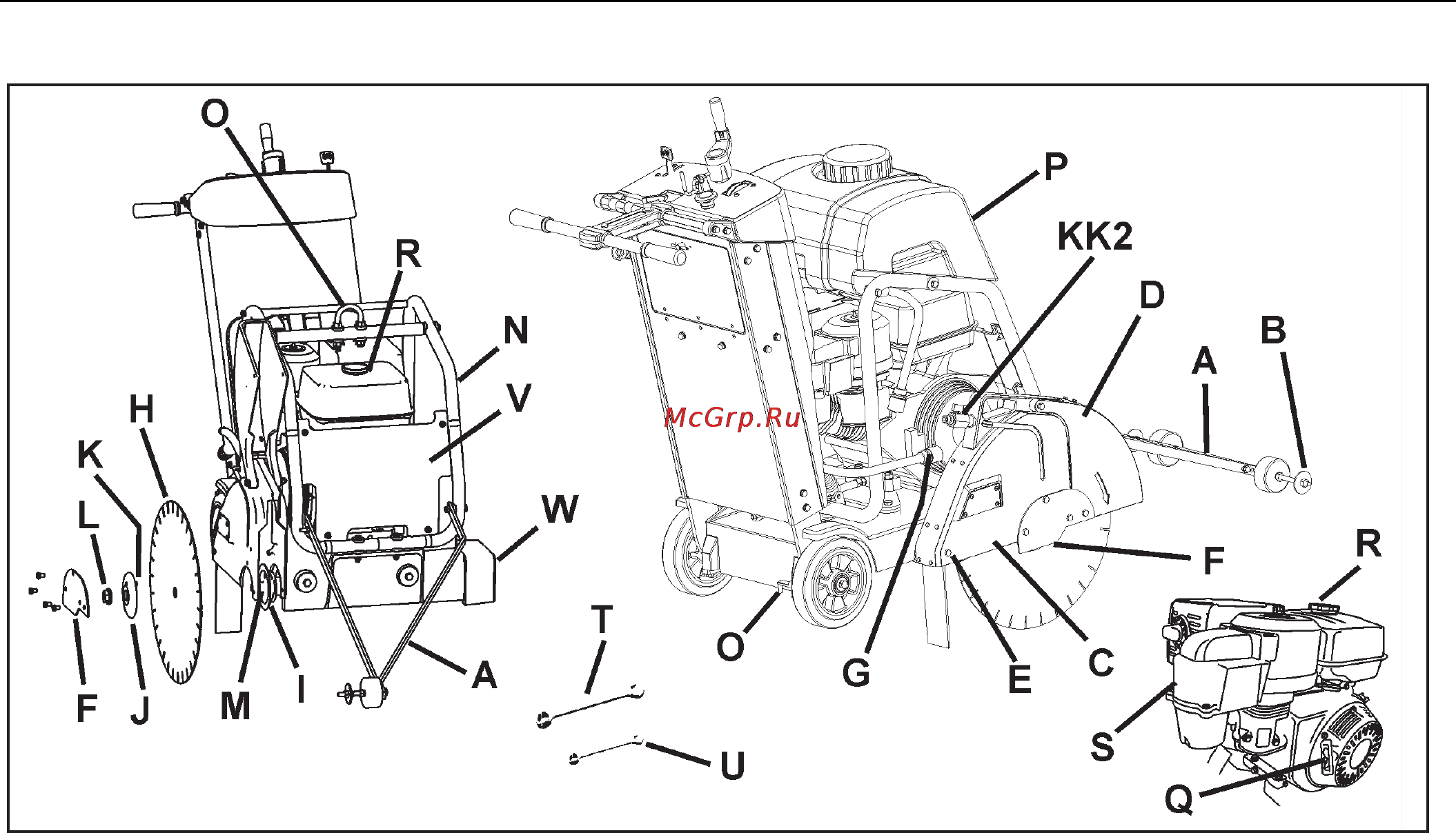 Husqvarna FS410D 9651501-01 [12/32] Идентификация узлов