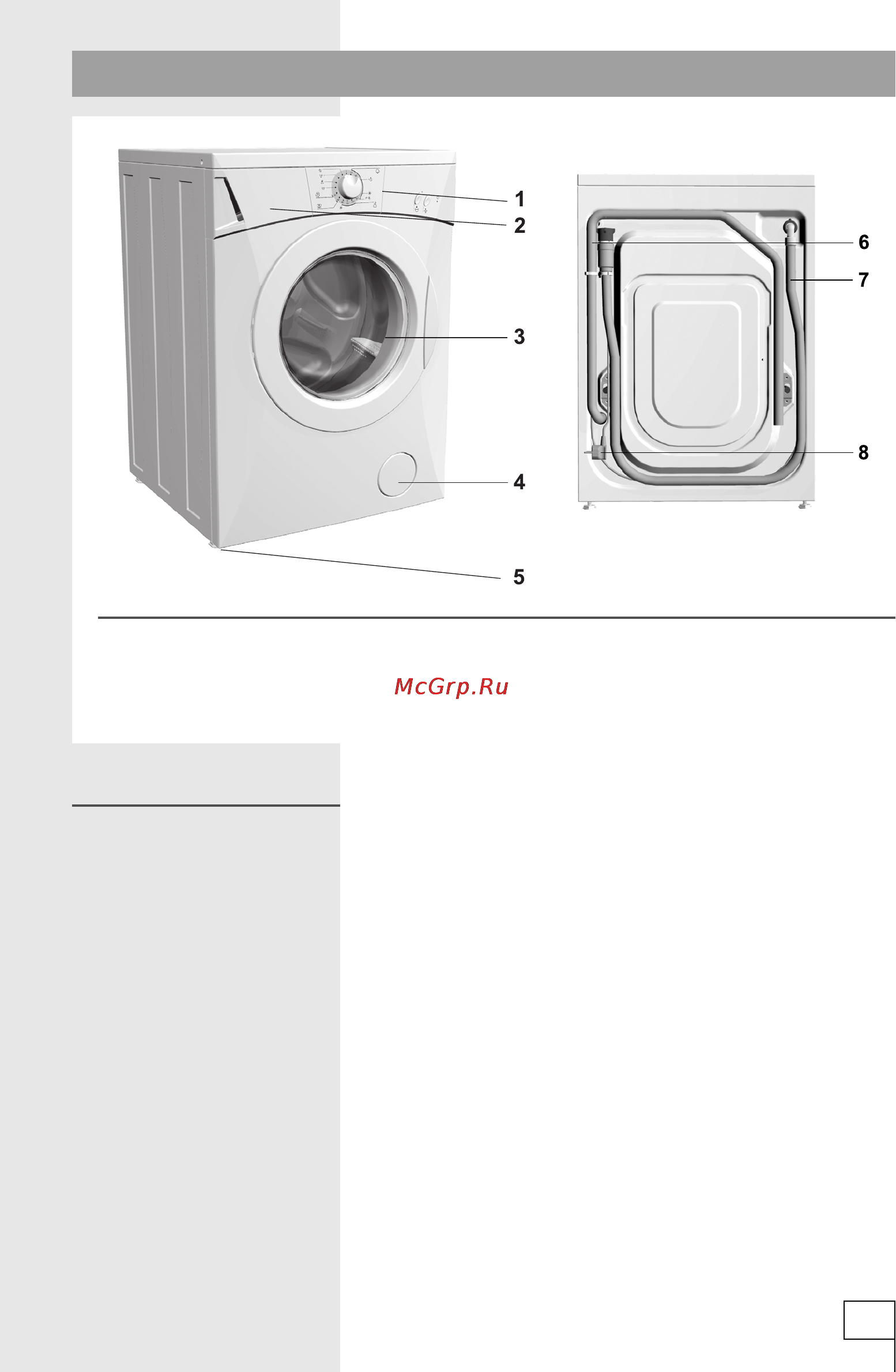 Gorenje WS51081RS [3/28] Tехнические данные