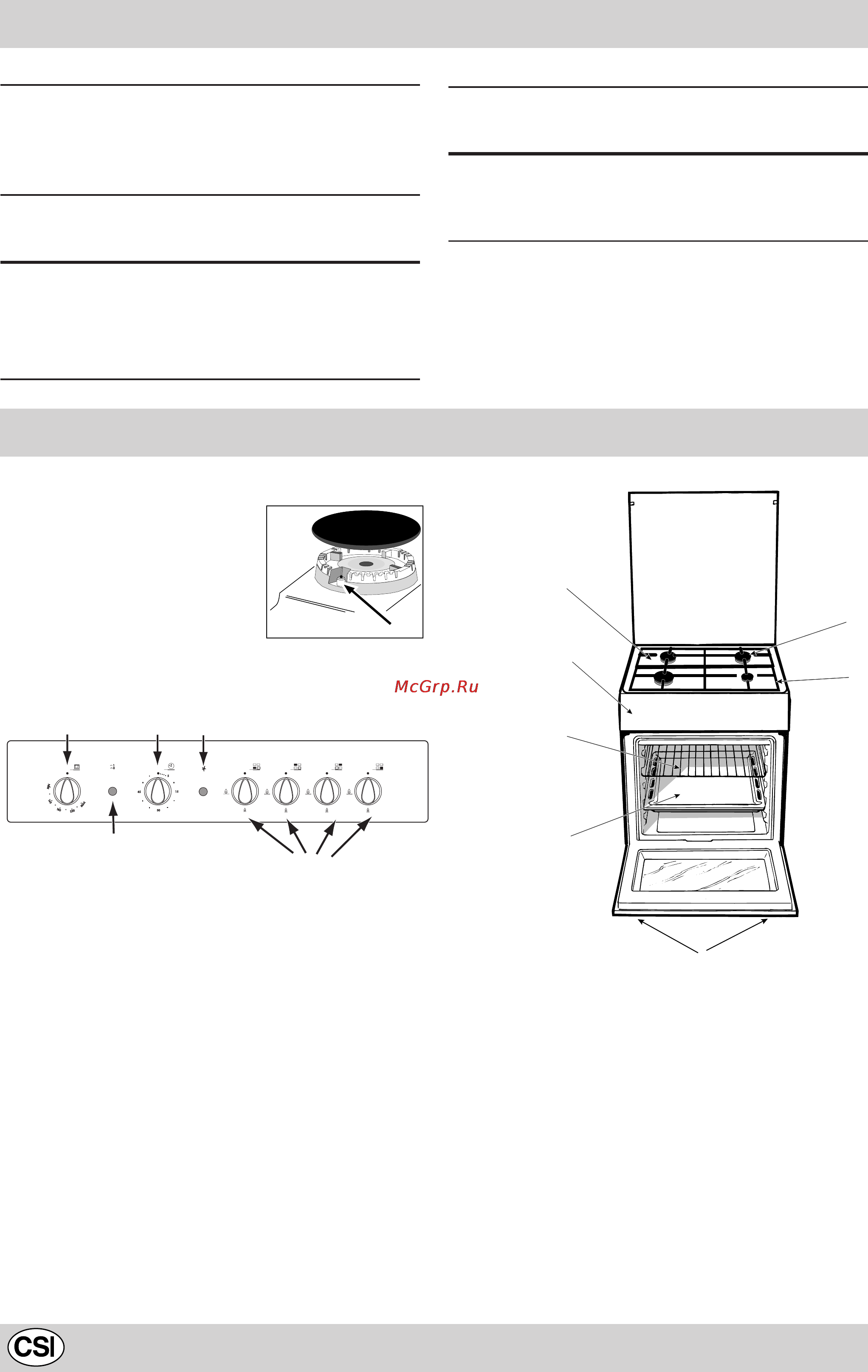Indesit K6G20 W/R [28/36] Газовая плита