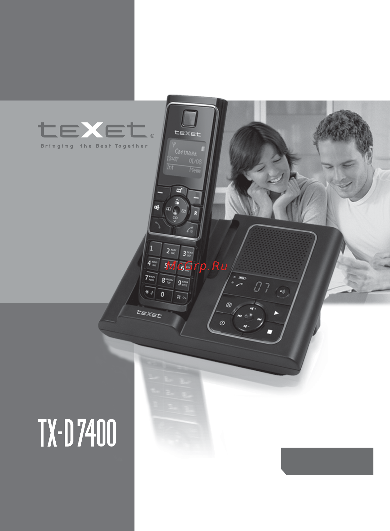 Texet TX-D7400 Красный Инструкция по эксплуатации онлайн