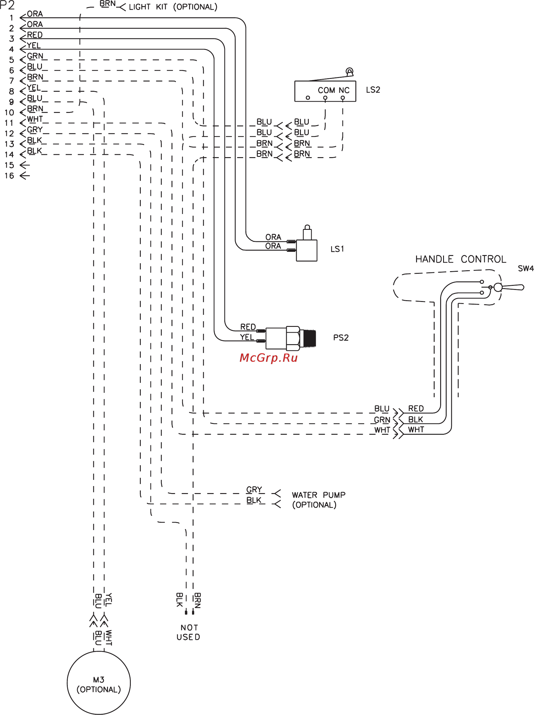 Husqvarna FS6600D 9658854-30 [34/36] Diagram 3 wiring diagram fs6600 fs8400 cowl wiring