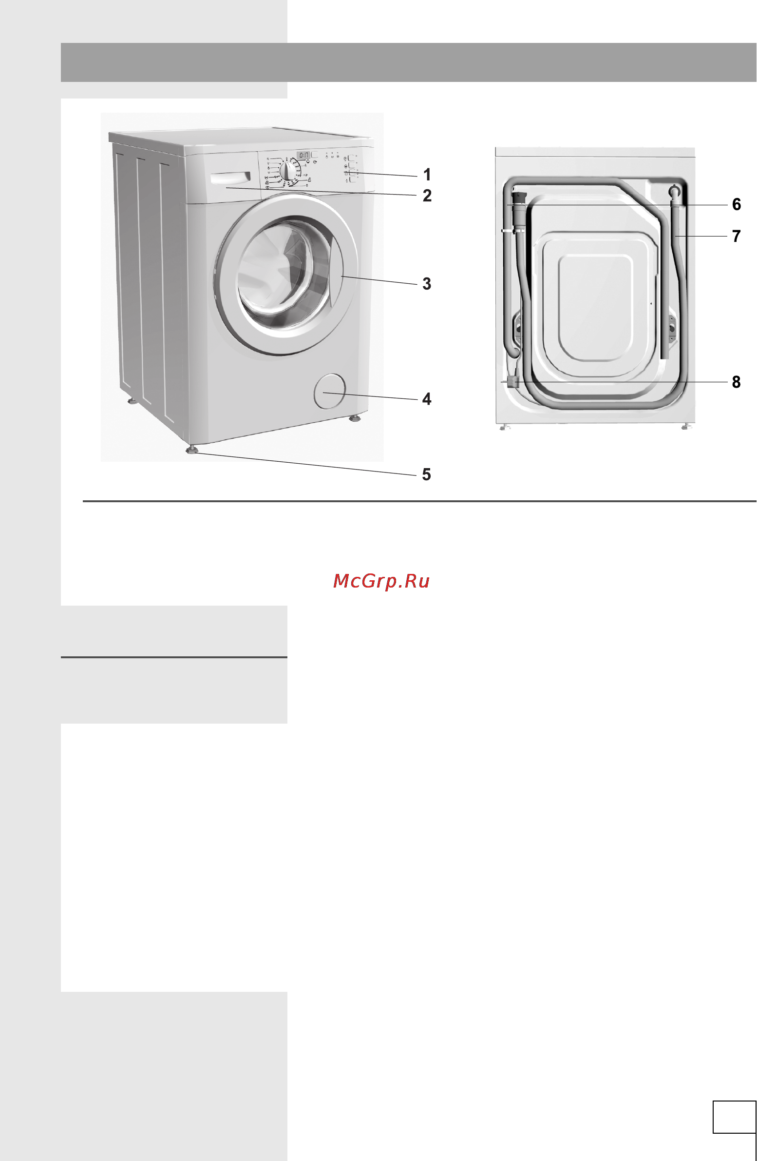 Gorenje WS50109RSV [3/32] Tехнические данные