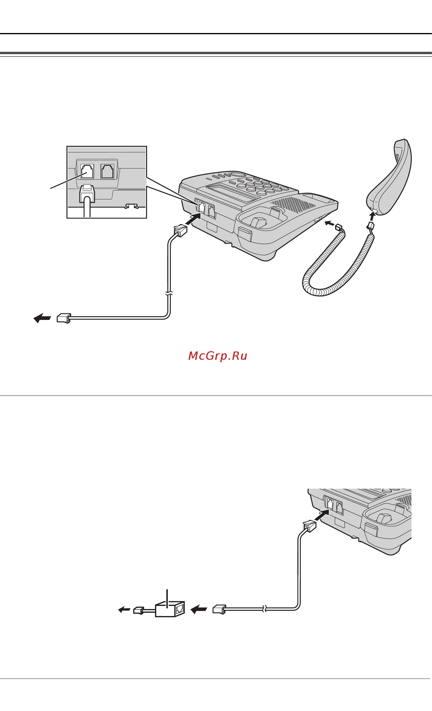 Panasonic KX-TS2356RUB [9/32] Подсоединения