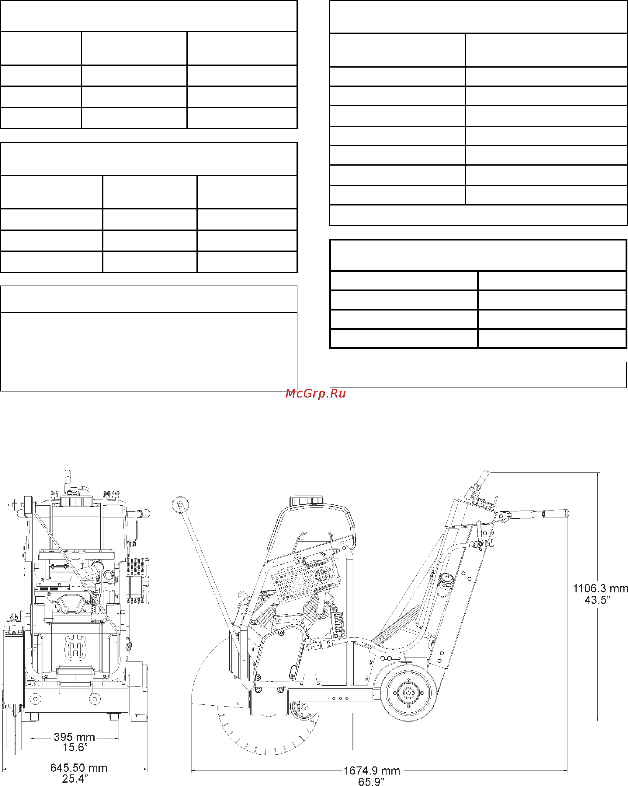 Husqvarna FS524 9651502-05 [28/40] Технические данные