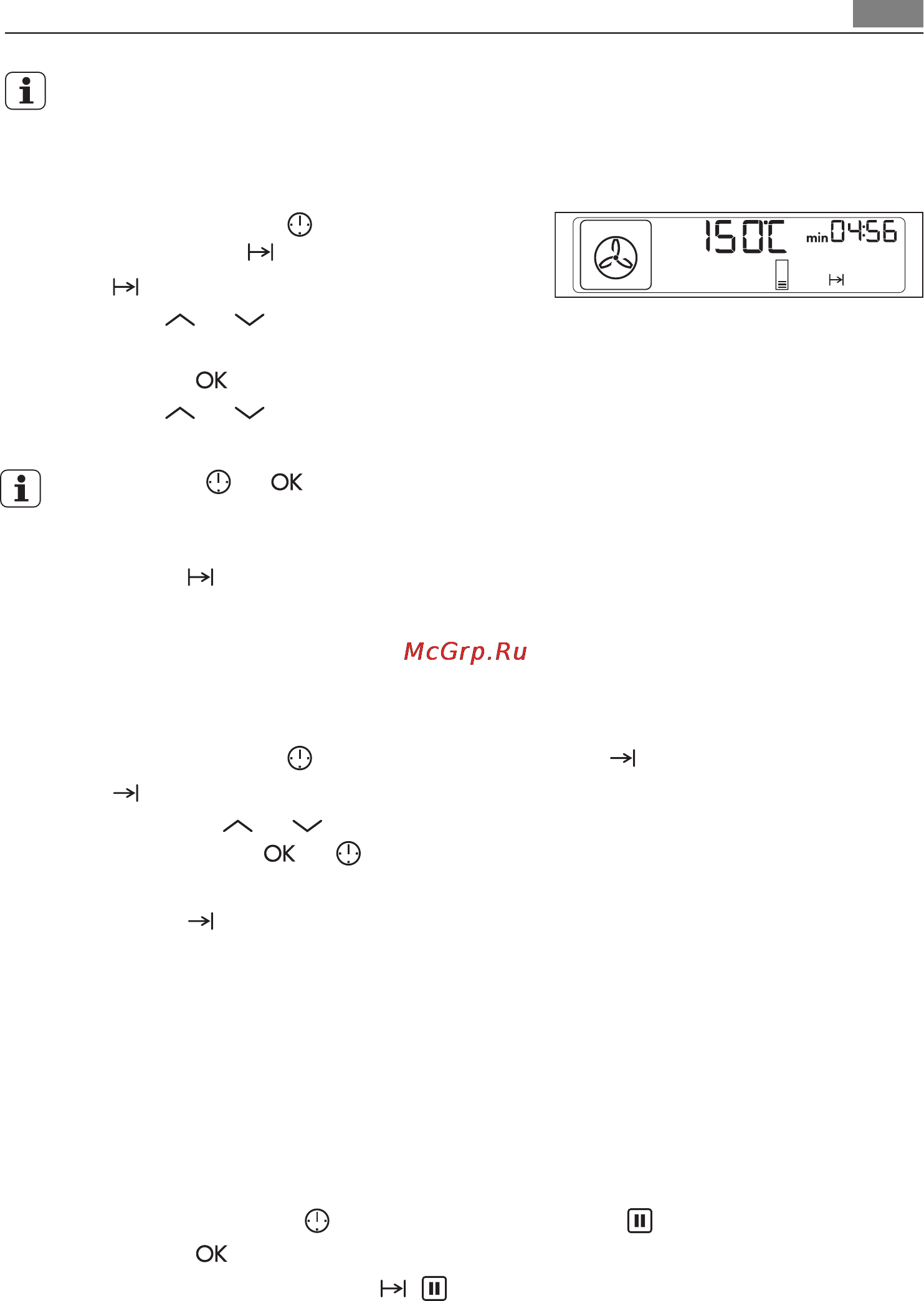 AEG BE7714000M [15/64] Ustawianie funkcji czas
