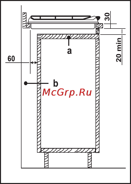 Electrolux EHG 6835 [22/28] Возможность встраивания