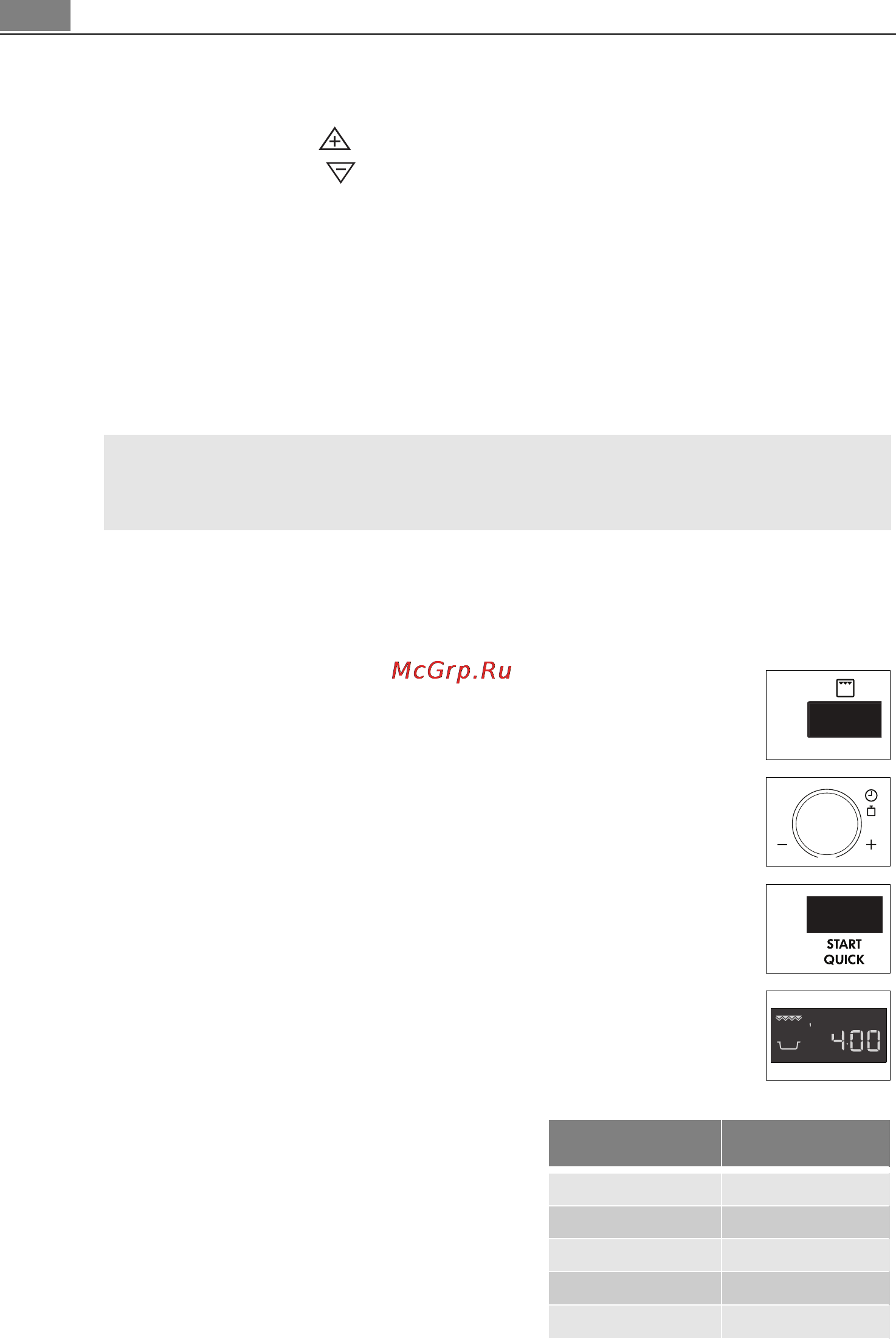 AEG MCD2664E-M [90/182] Grilēšana un dubultā grilēšana