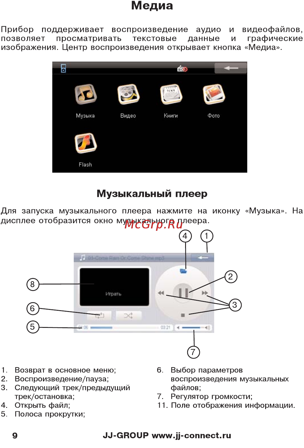 JJ-Connect AutoNavig 5200 Wide [9/27] Медиа
