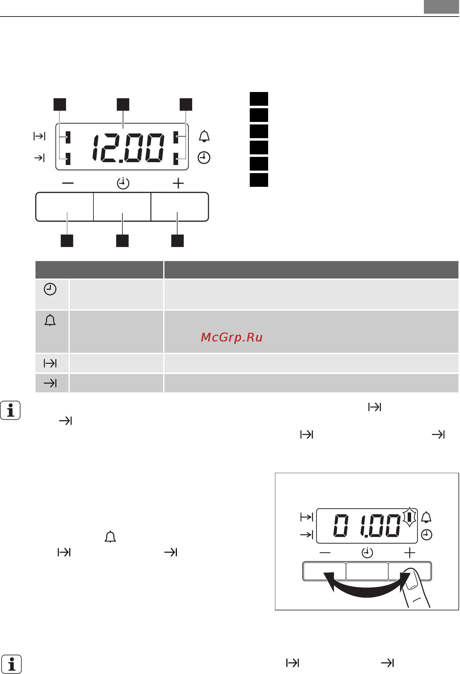AEG 47005VC-MN [15/40] Выбор функций часов