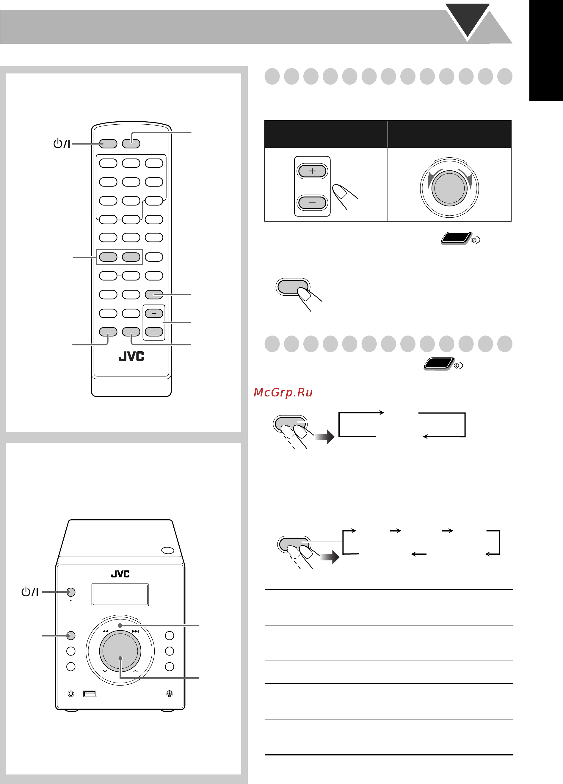 JVC UX-G210EV [17/88] Основные функци