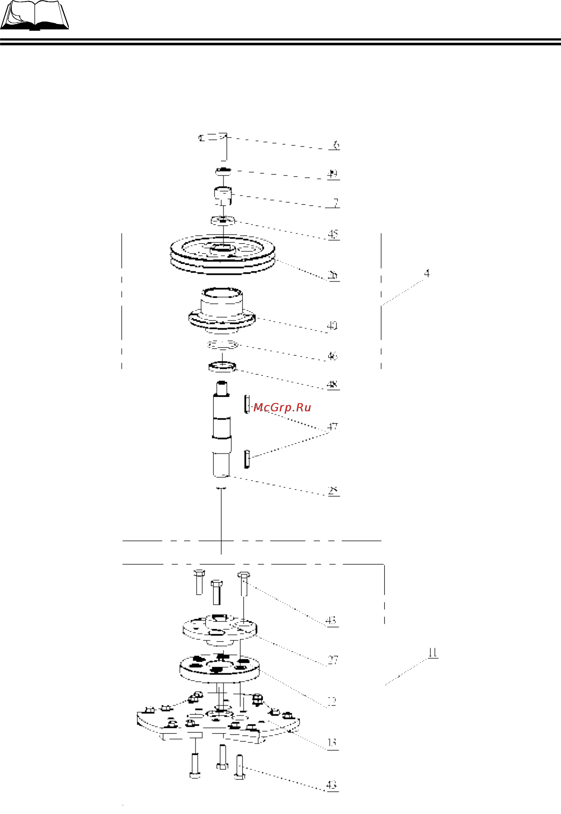 Сплитстоун GM-122 1480 [31/33] Каталог запасных частей