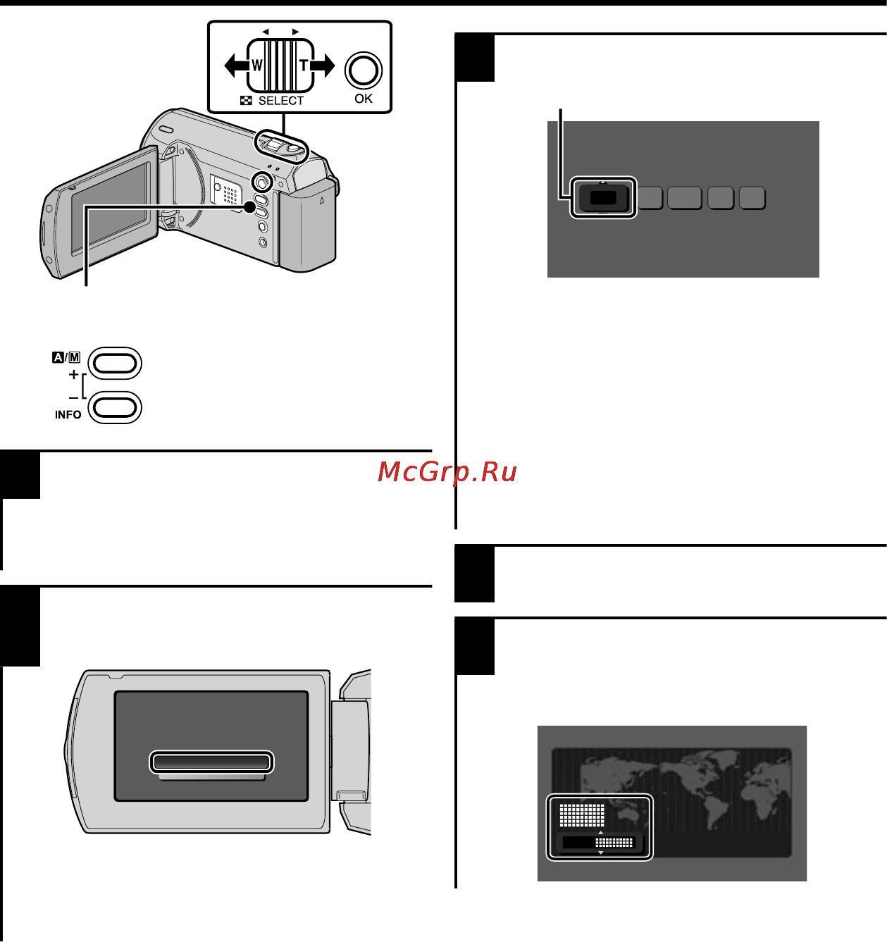 JVC GZ-MS110BEU Black [58/96] Настройка часов