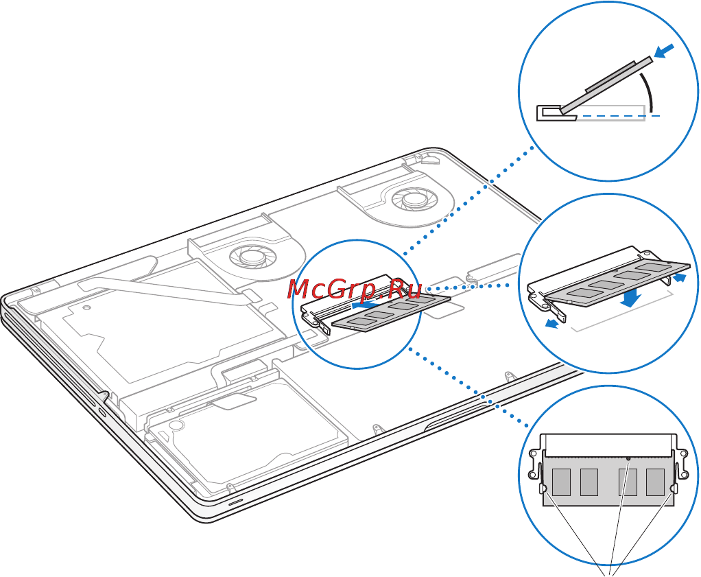 Apple MD318 [52/96] Приустановкенижнейчастикорпусанаместоследуйтеинструкциям приведеннымдляшага10настр 47
