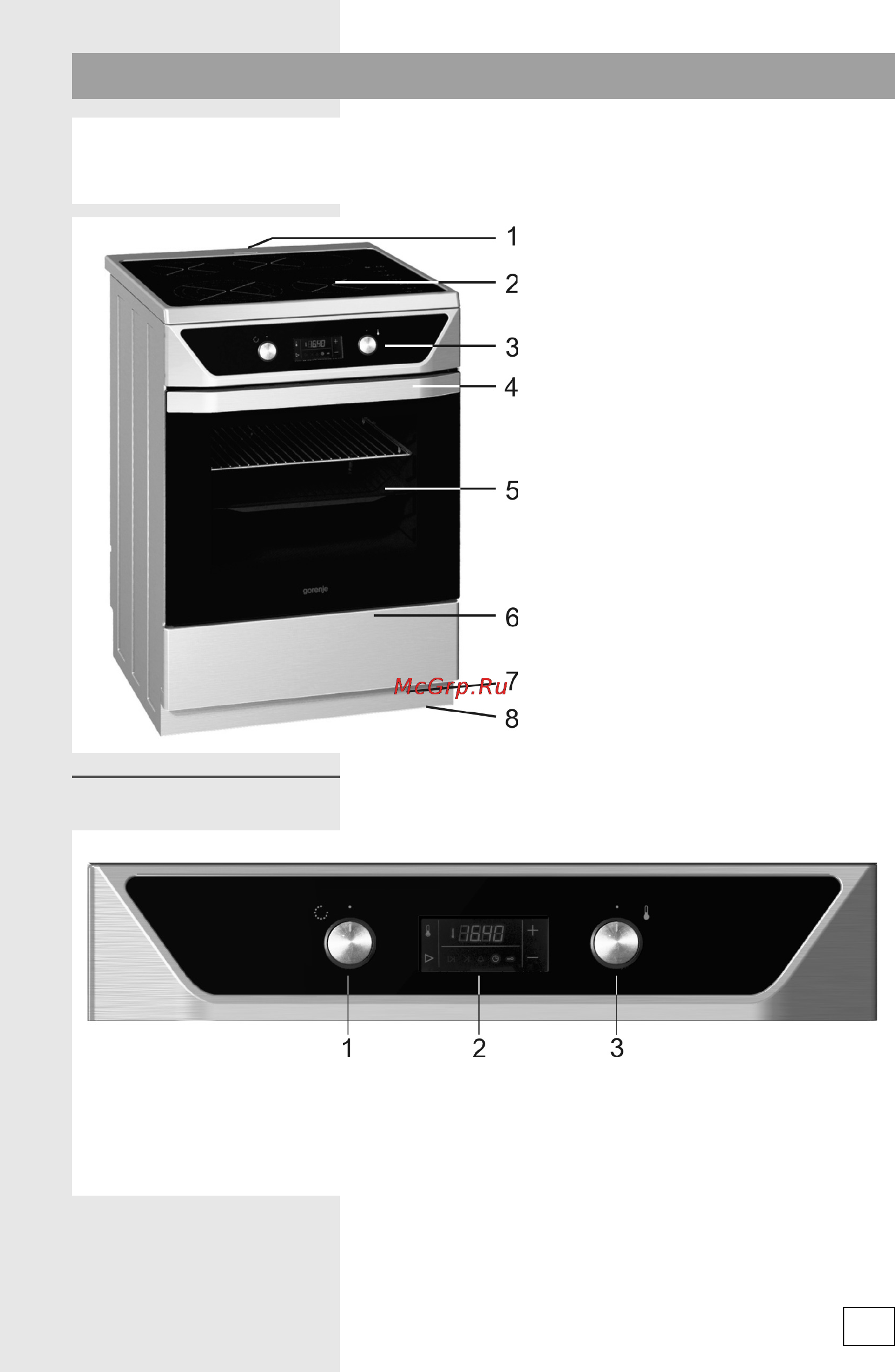 Gorenje ET67453BX [7/56] Описание прибора