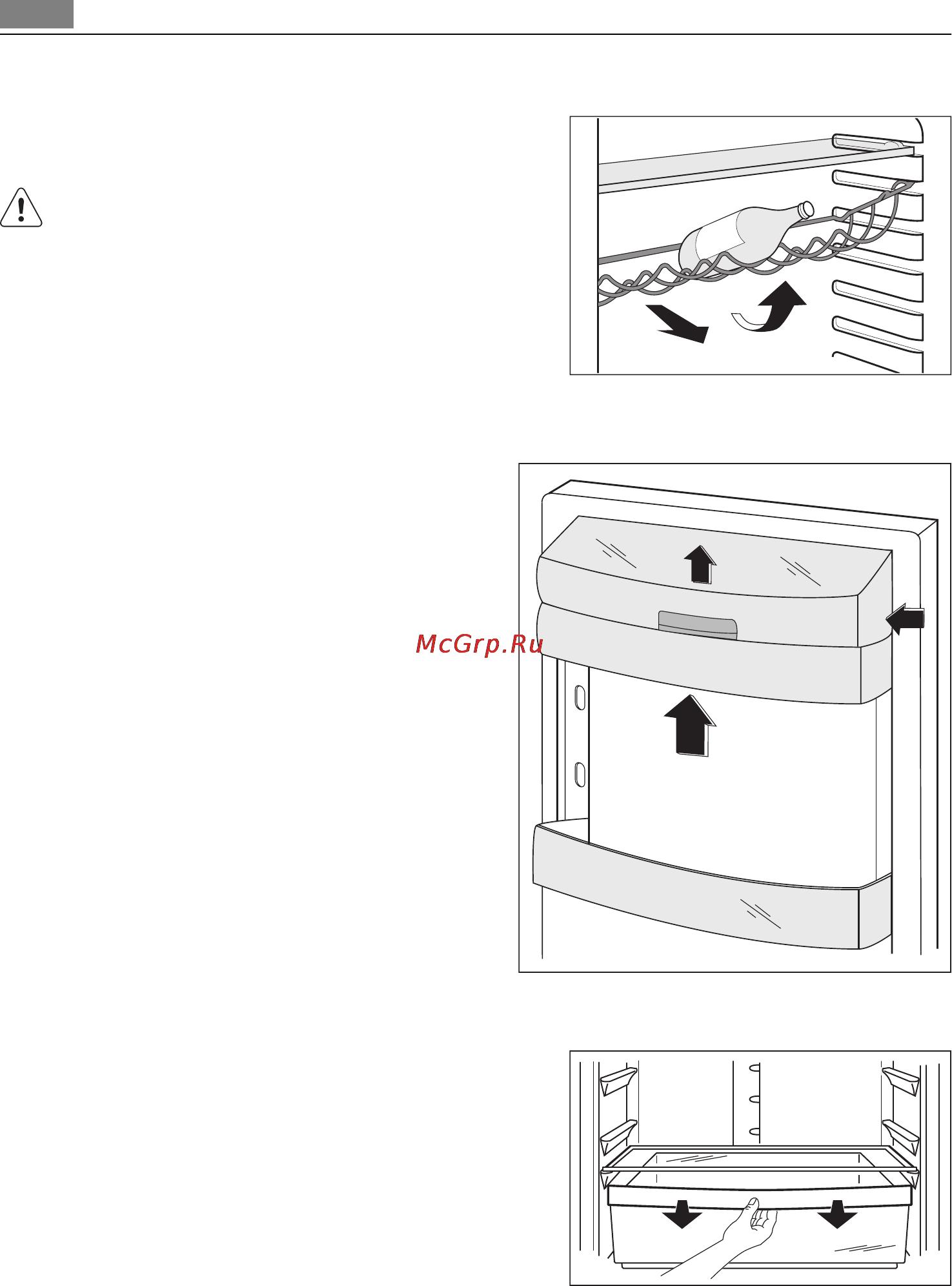 AEG S83600CMM0 [14/80] Poziţionarea rafturilor de pe uşă
