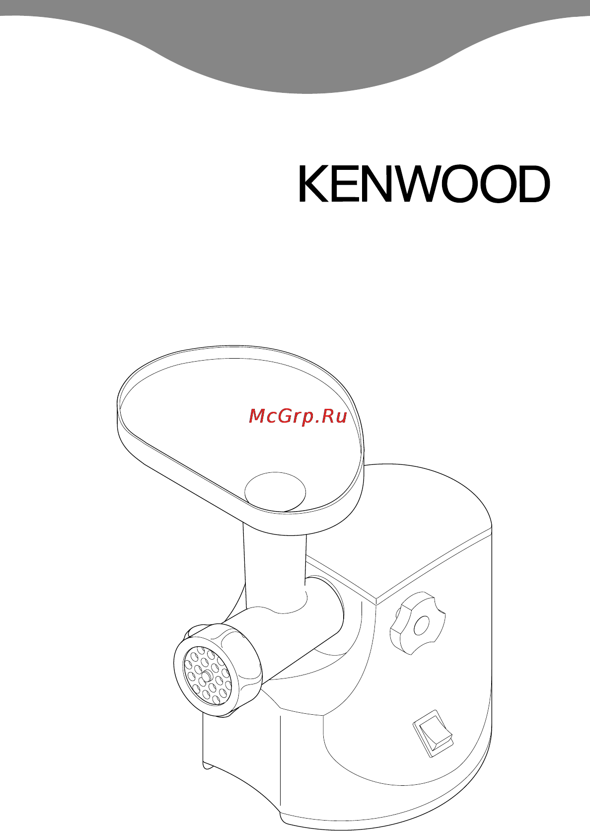 Kenwood MG515 Инструкция по эксплуатации онлайн