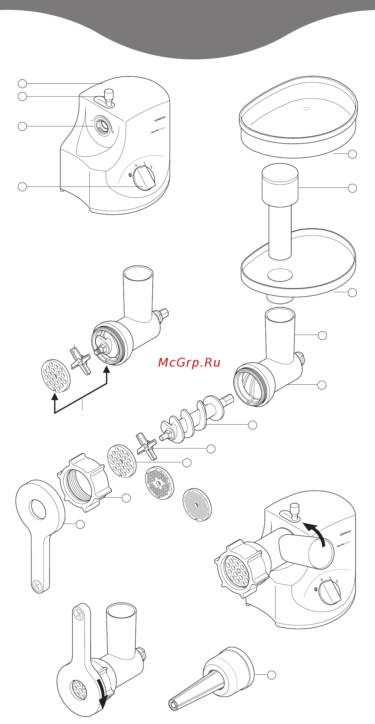 Kenwood MG700+рецепты Инструкция по эксплуатации онлайн [2/15] 21681