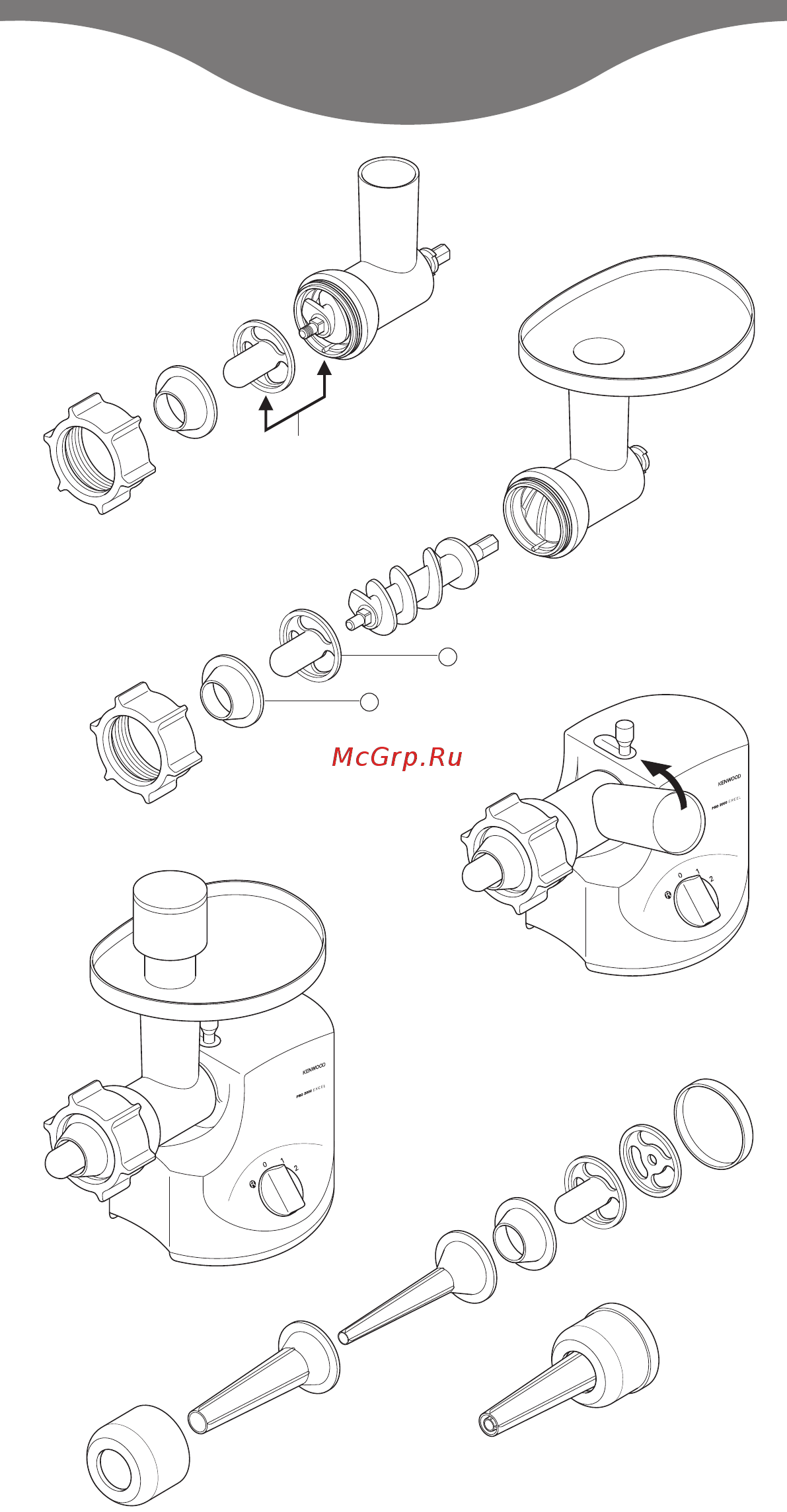 Kenwood MG700+рецепты Инструкция по эксплуатации онлайн [4/15] 21681