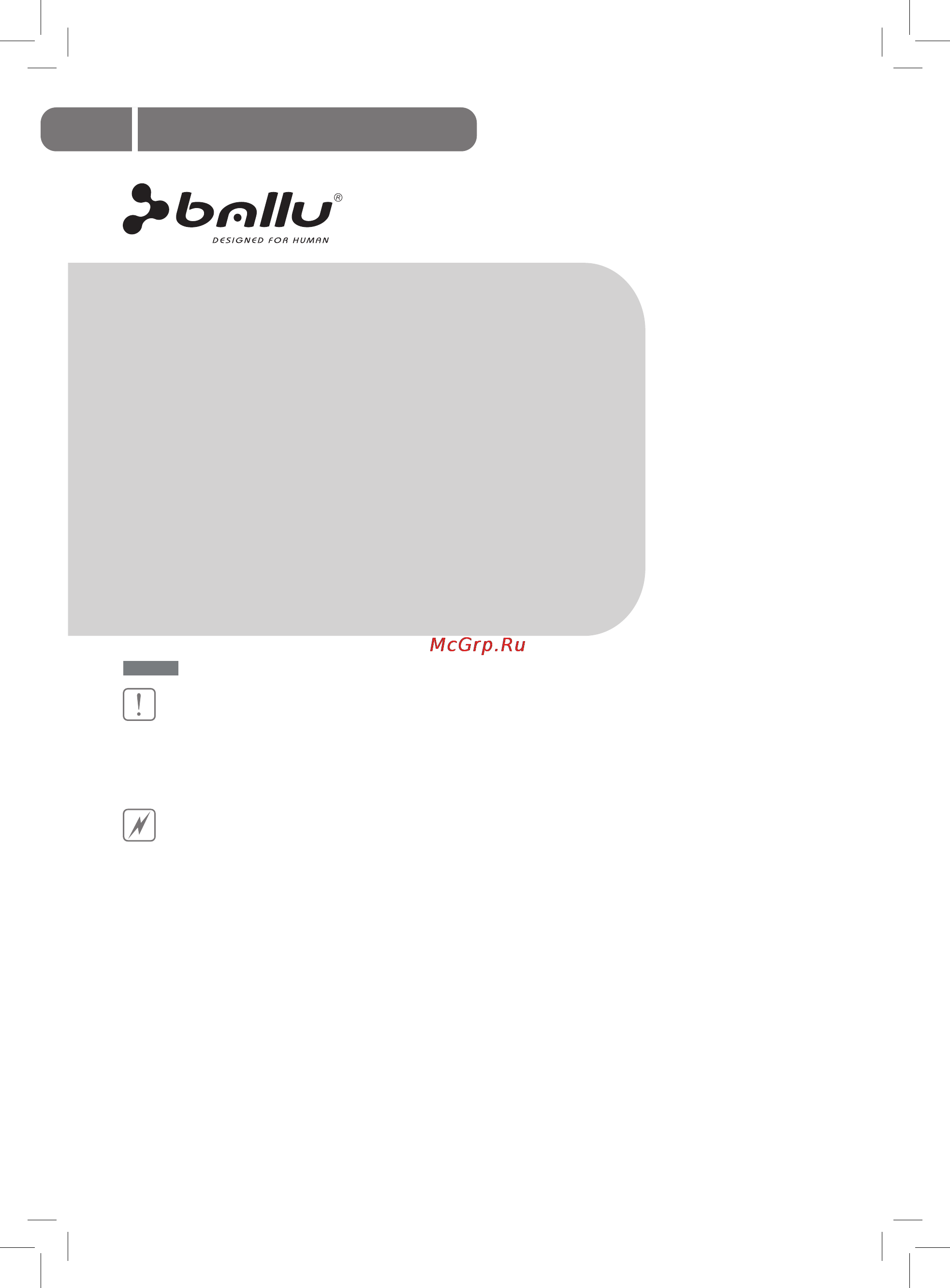 Ballu BIHP/M - 1000 [2/12] Содержание