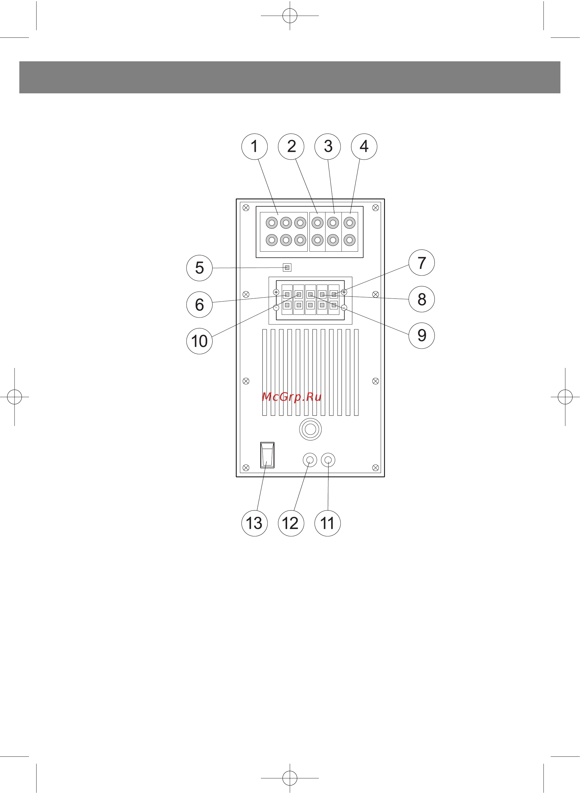Vitek VT-4024 [15/20] Çàäíßß ïàíåëü