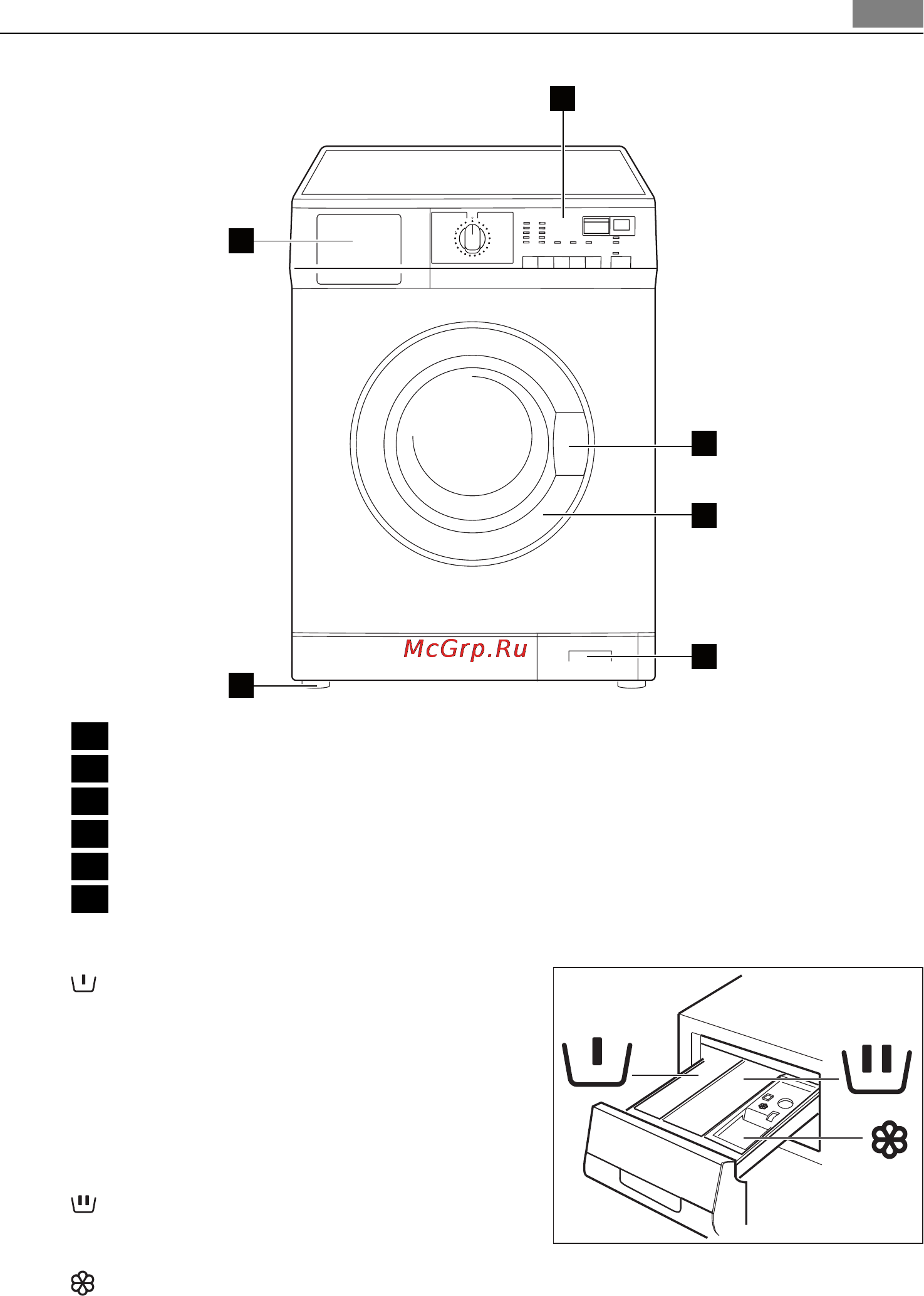 AEG LS62840L [7/40] Дозатор моющих средств