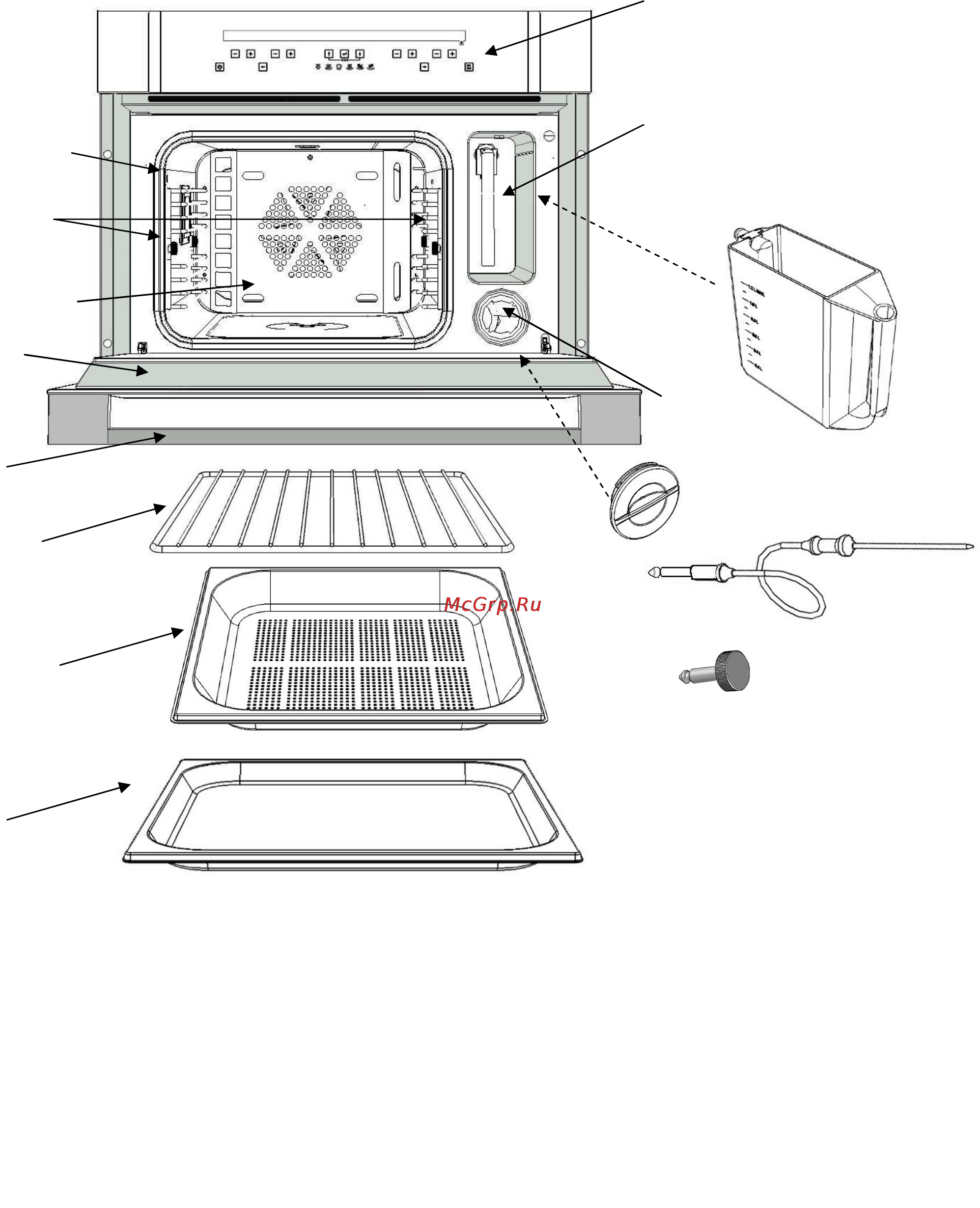 Gorenje BOC6322AX [13/46] Описание духового шкафа