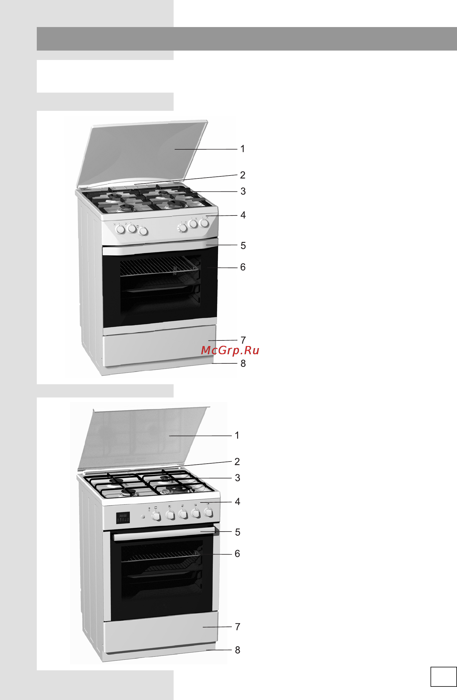 Gorenje G61101FWC [7/48] Описание прибора