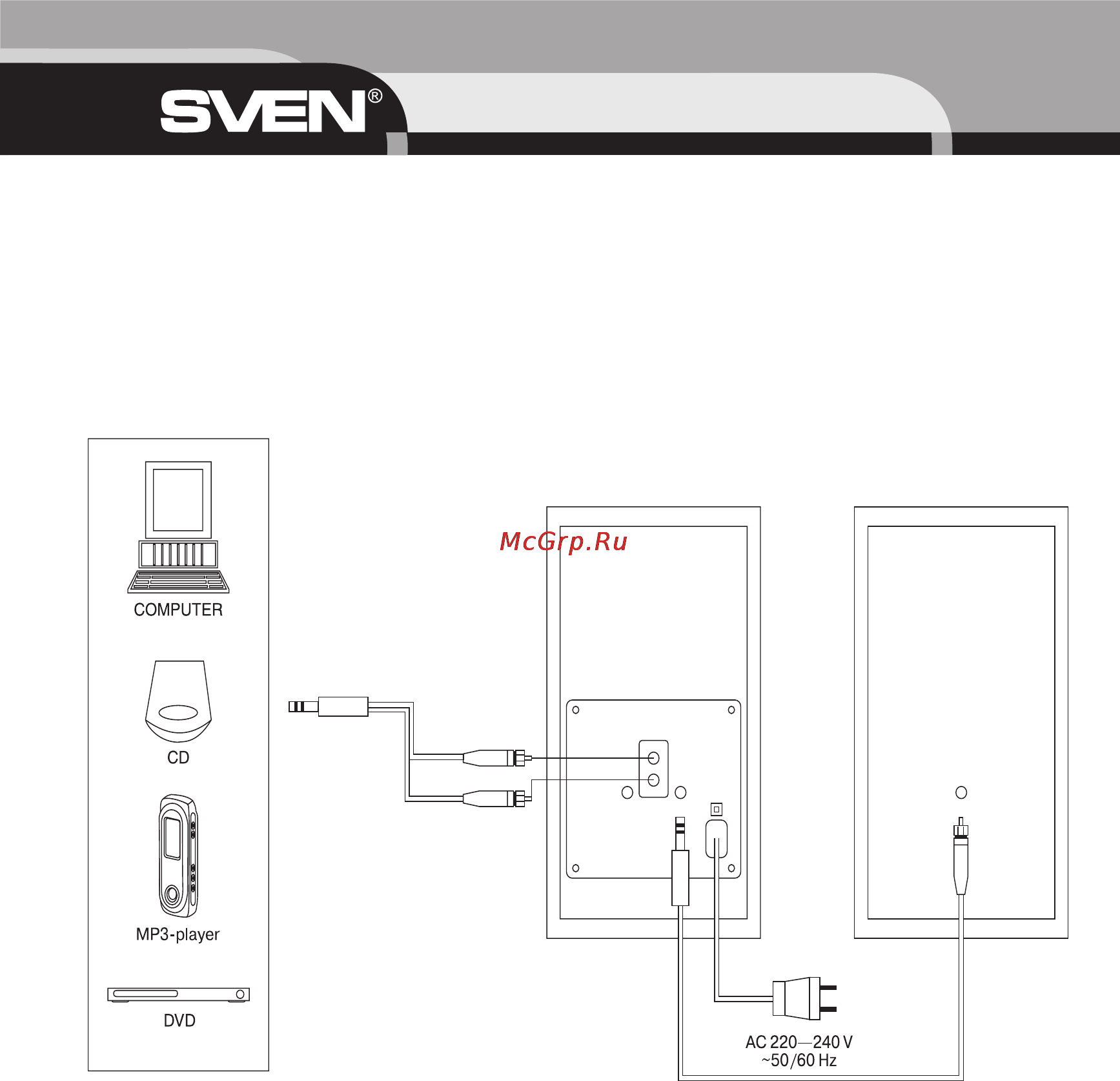 Sven SPS-610 [10/12] Installation and operation guide