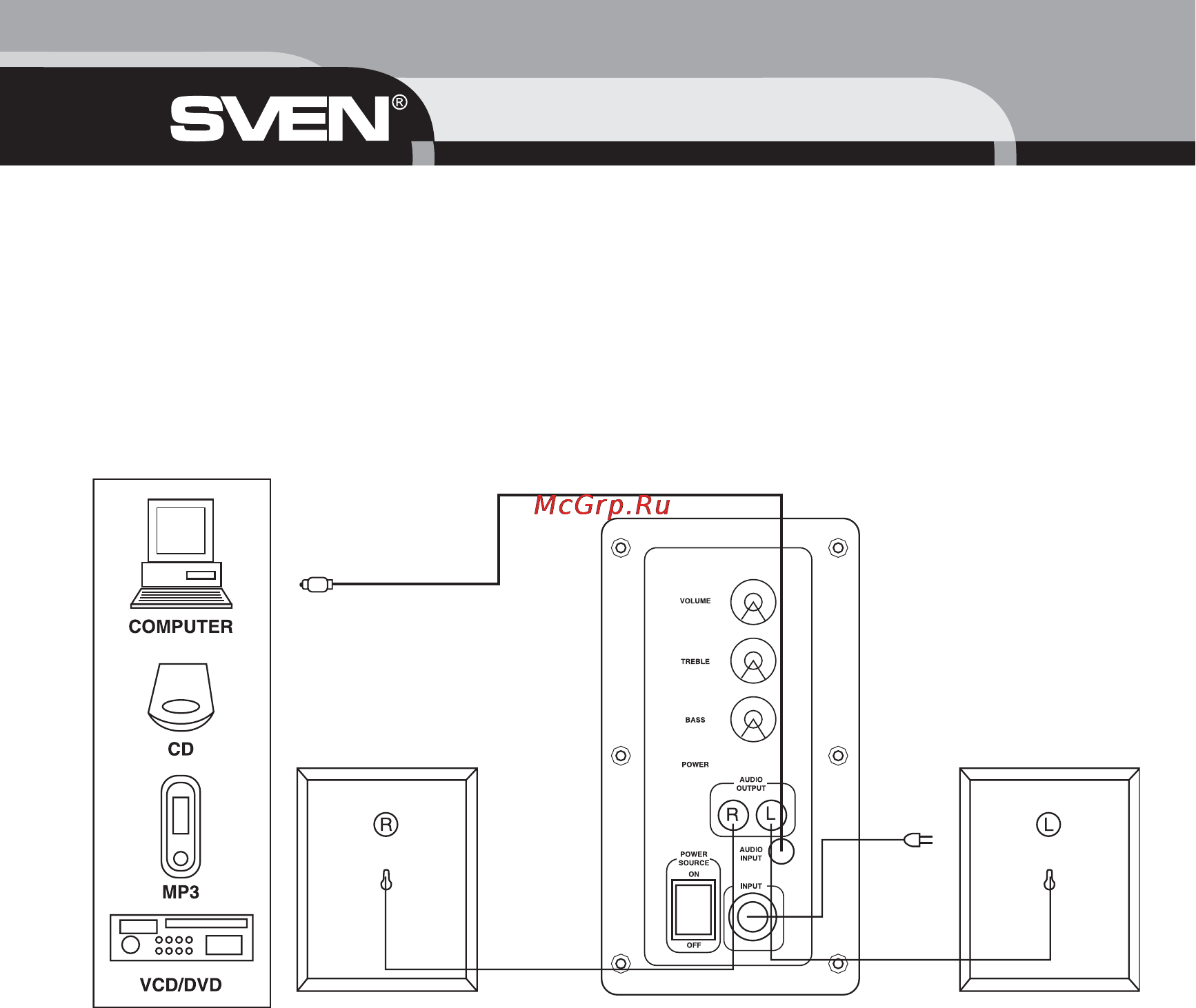 Sven MS-920 [10/12] Installation and operation guide
