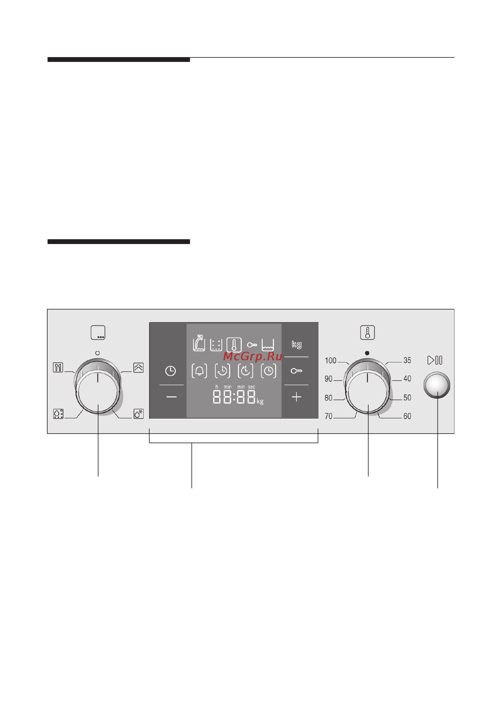 Bosch HBC 24D553 [9/63] Панель управления