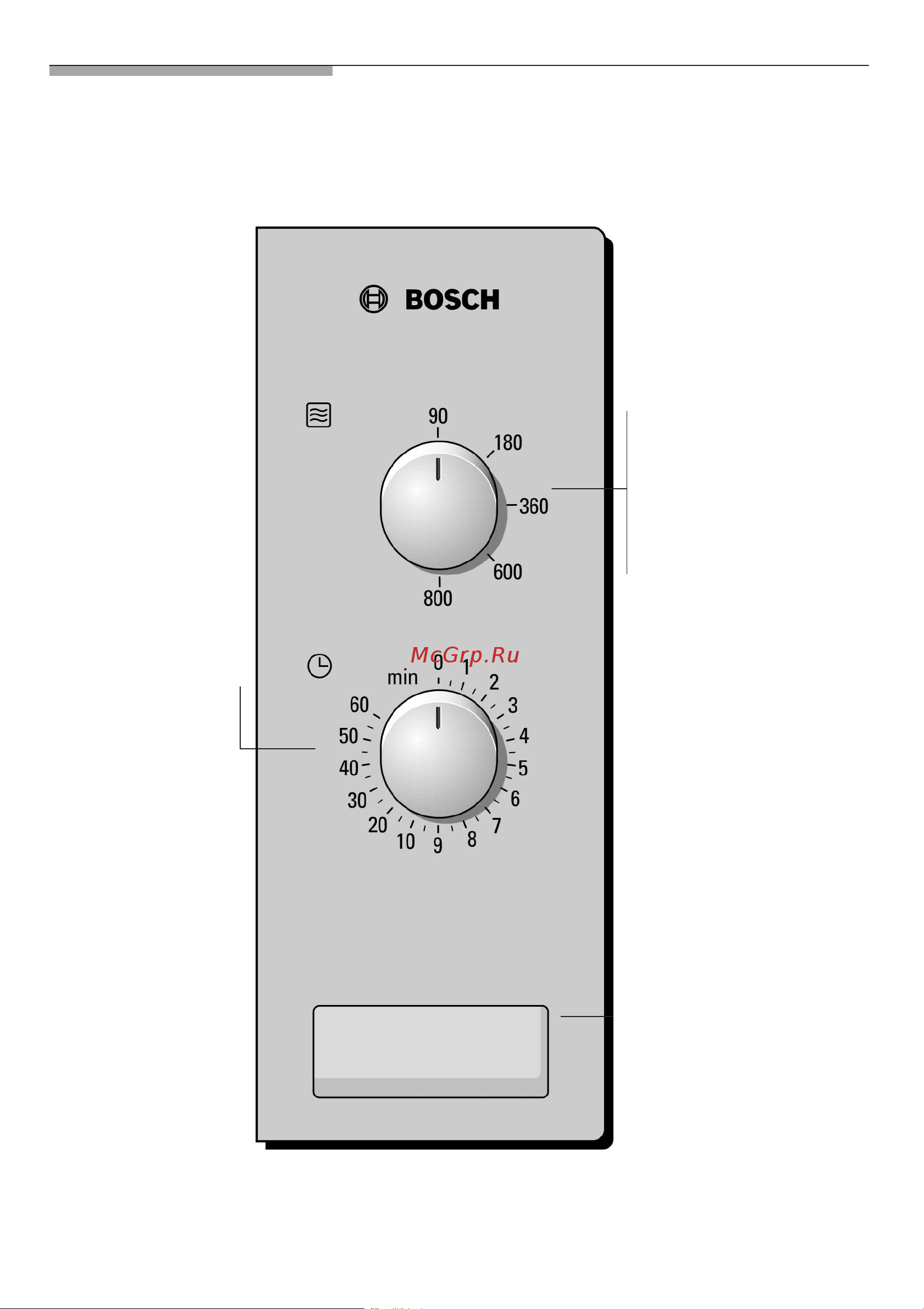 Bosch HMT 72M420 [103/120] Kumanda bolumii