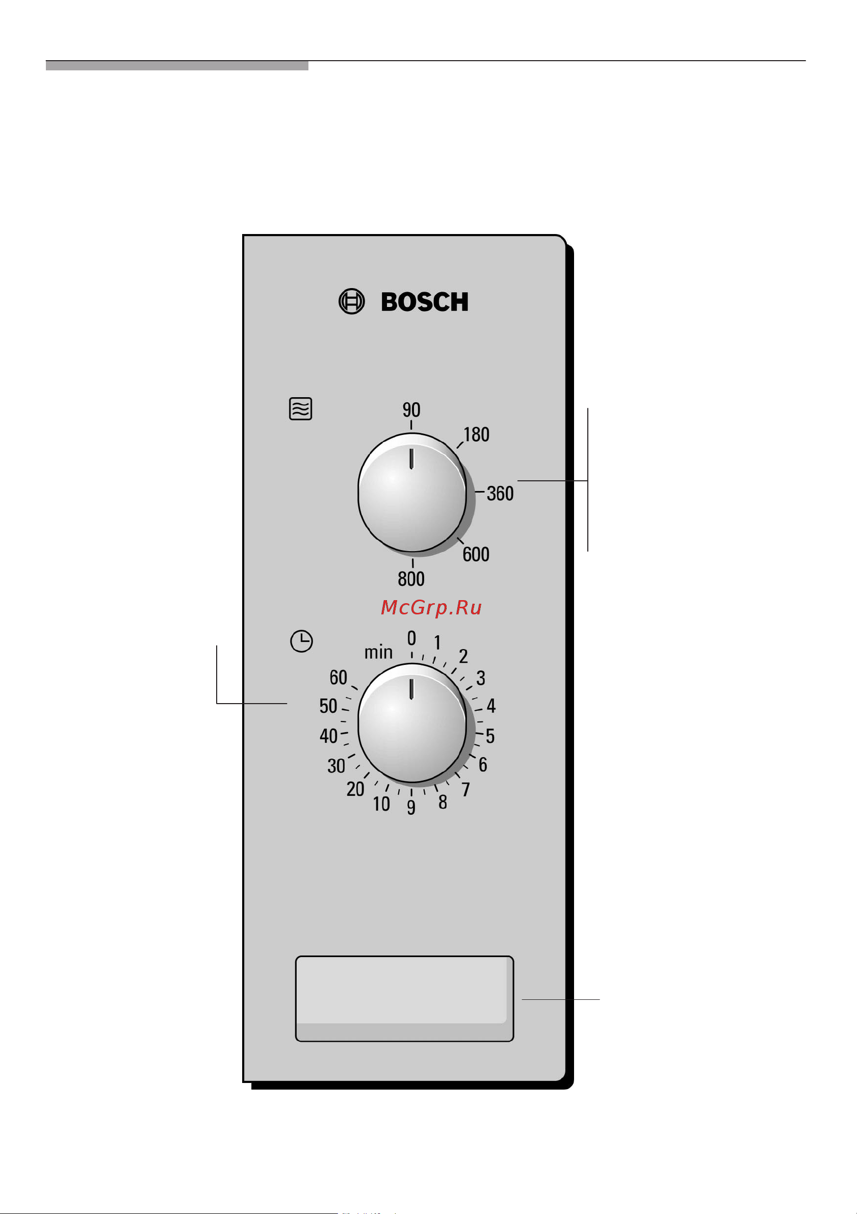 Bosch HMT 72M420 [9/120] El panel de mandos