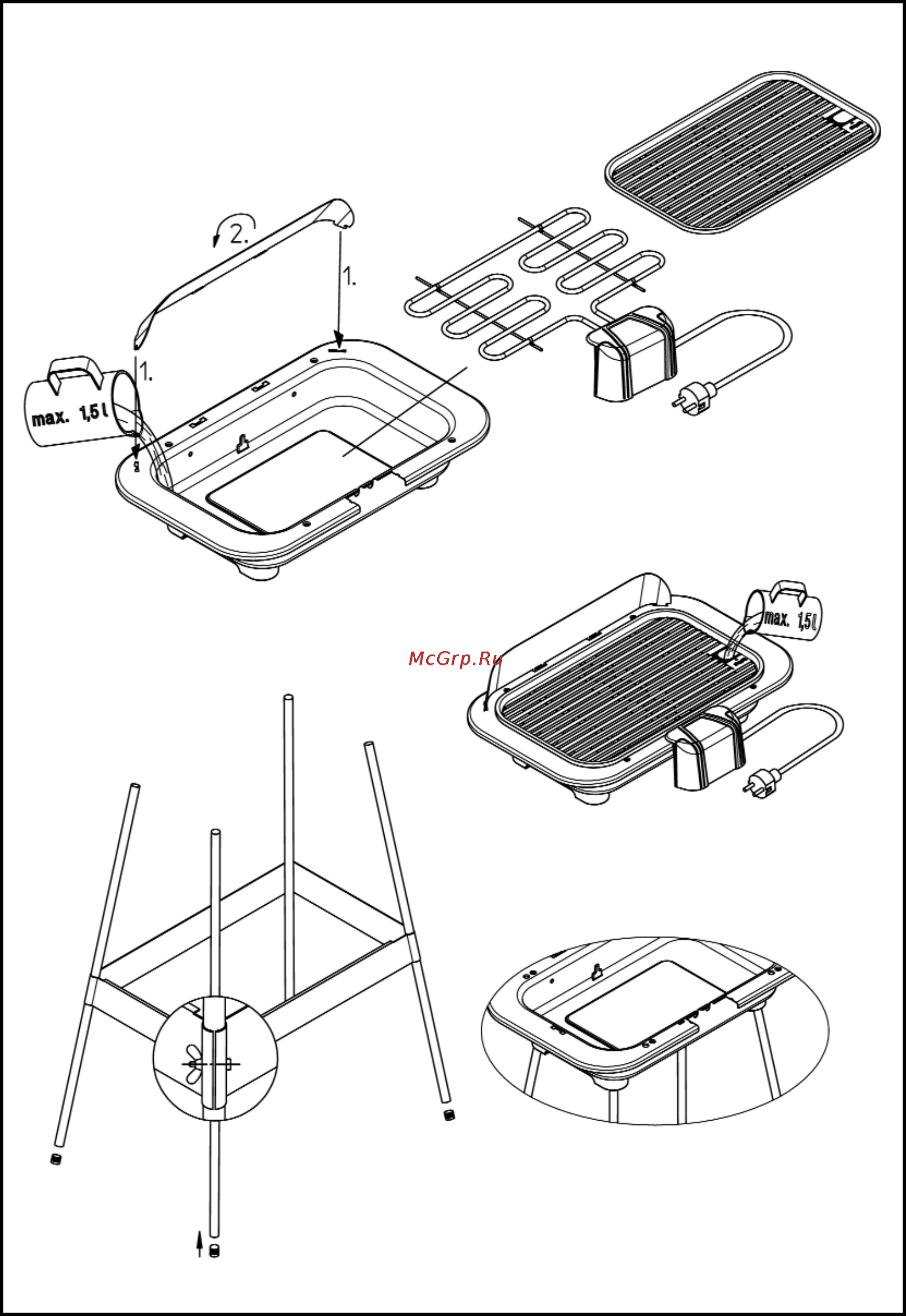 Severin PG 8522 Инструкция по эксплуатации онлайн [3/54] 22159