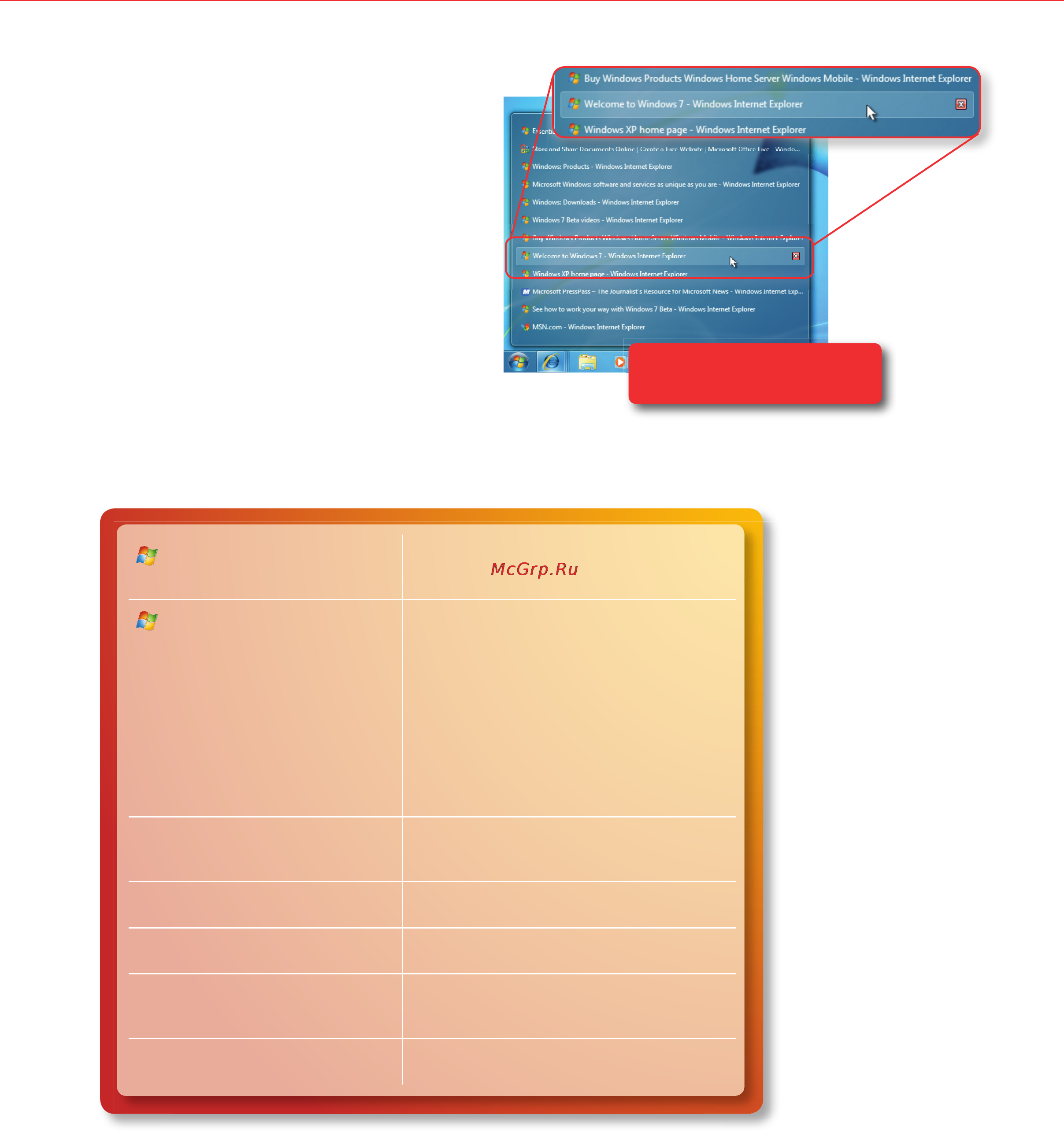 Microsoft Windows 7 [30/140] Windows taskbar shortcuts