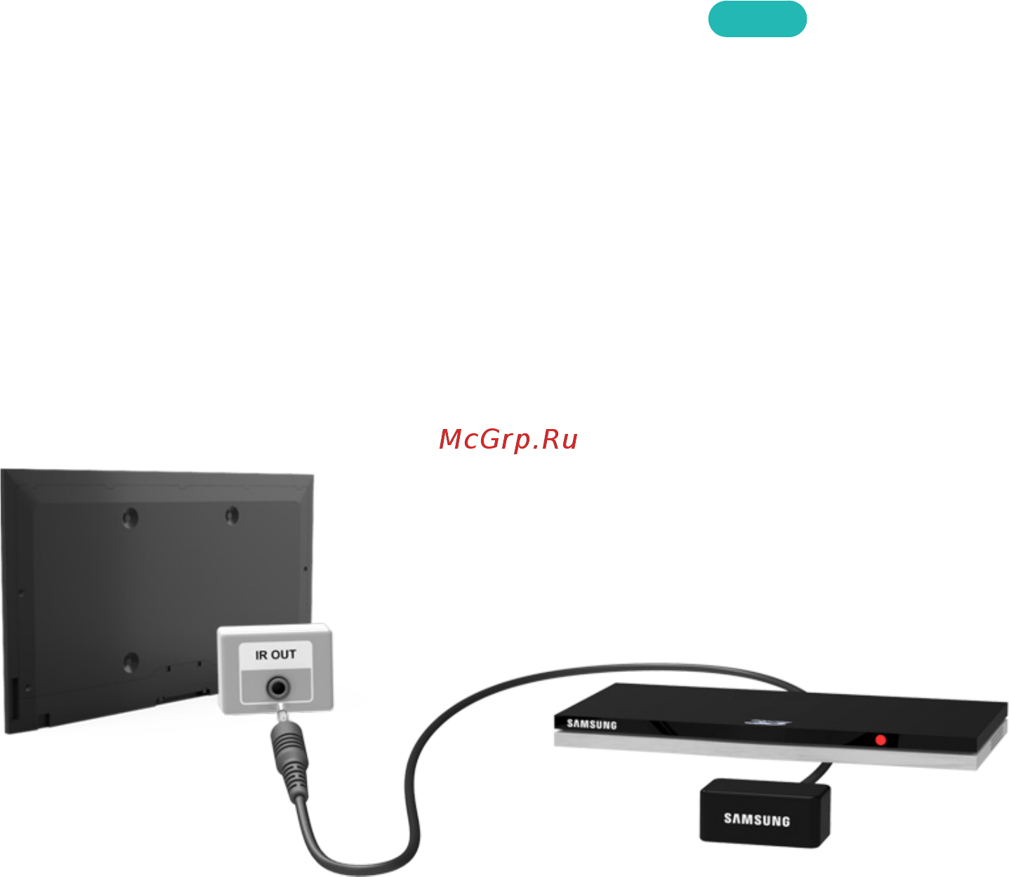 Samsung UE39F5300AK [59/194] Подключение кабеля инфракрасного переходника