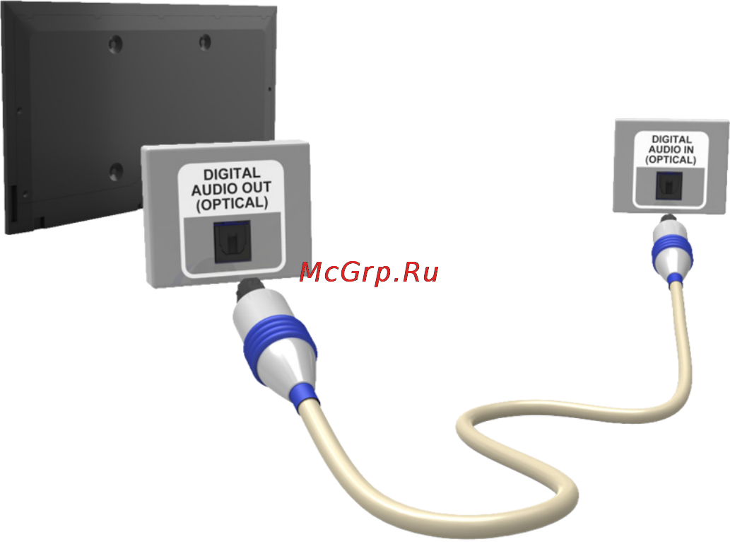 Samsung UE42F5300 [15/195] Audio device connections