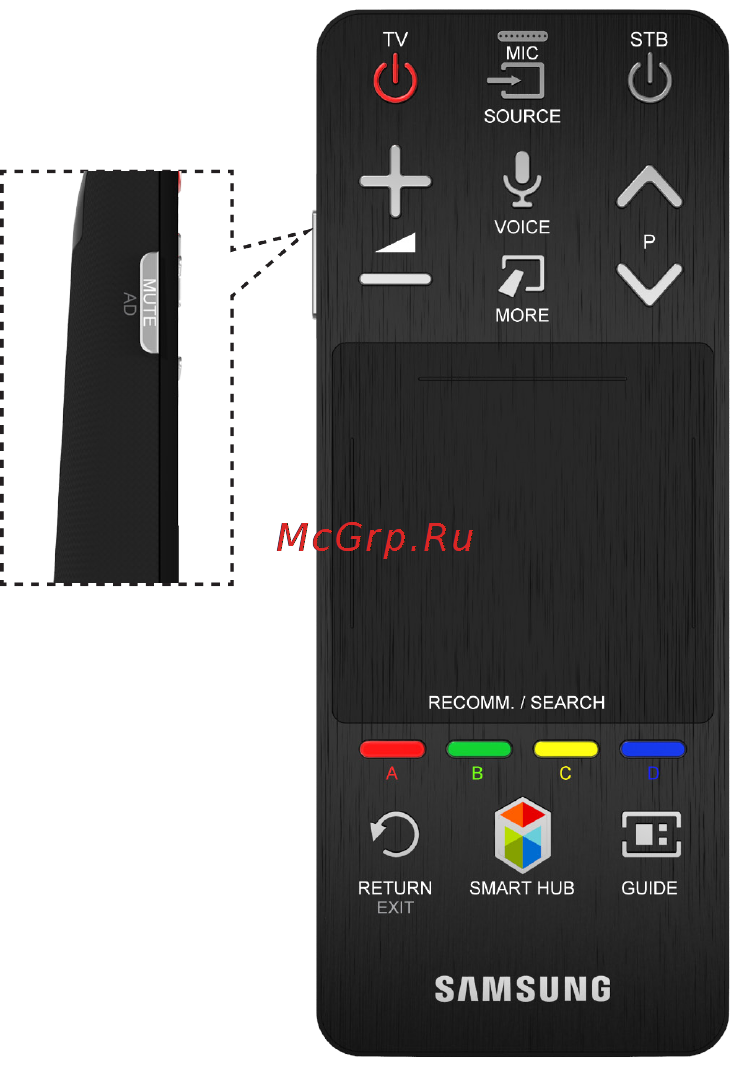 Samsung UE42F5300 [50/195] Buttons and descriptions