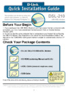D-Link DSL-210 Инструкция по эксплуатации